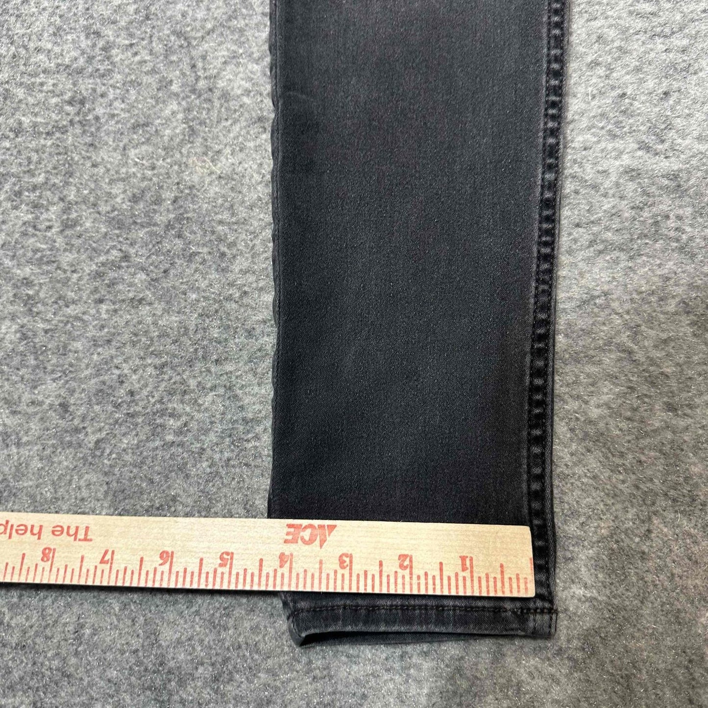 Hudson Natalie Midrise Super Skinny Women's Ankle Jeans Size 26 Black Dark Wash