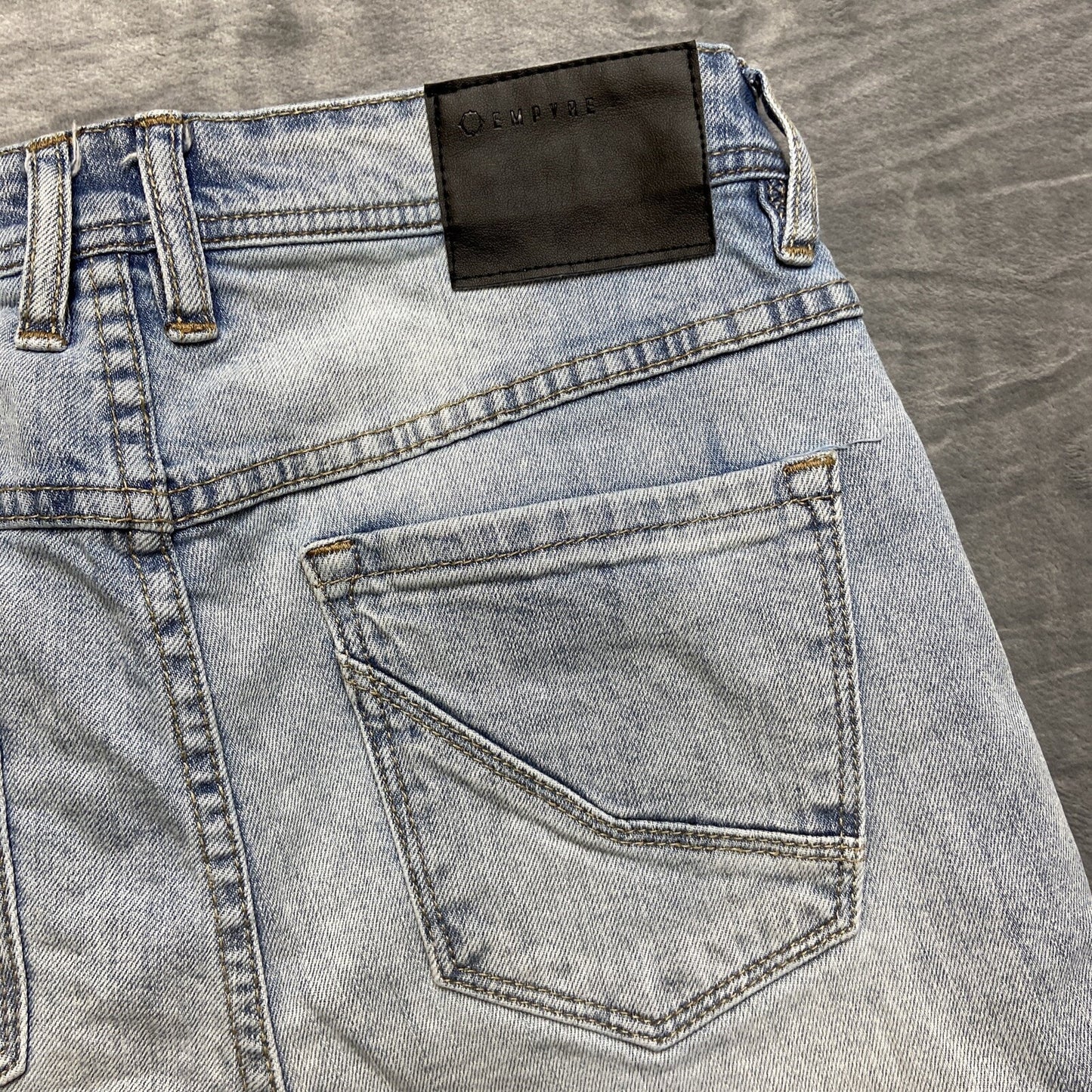 Empyre Verge Skinny Jeans Men's Size 28x28 Blue Light Wash Denim