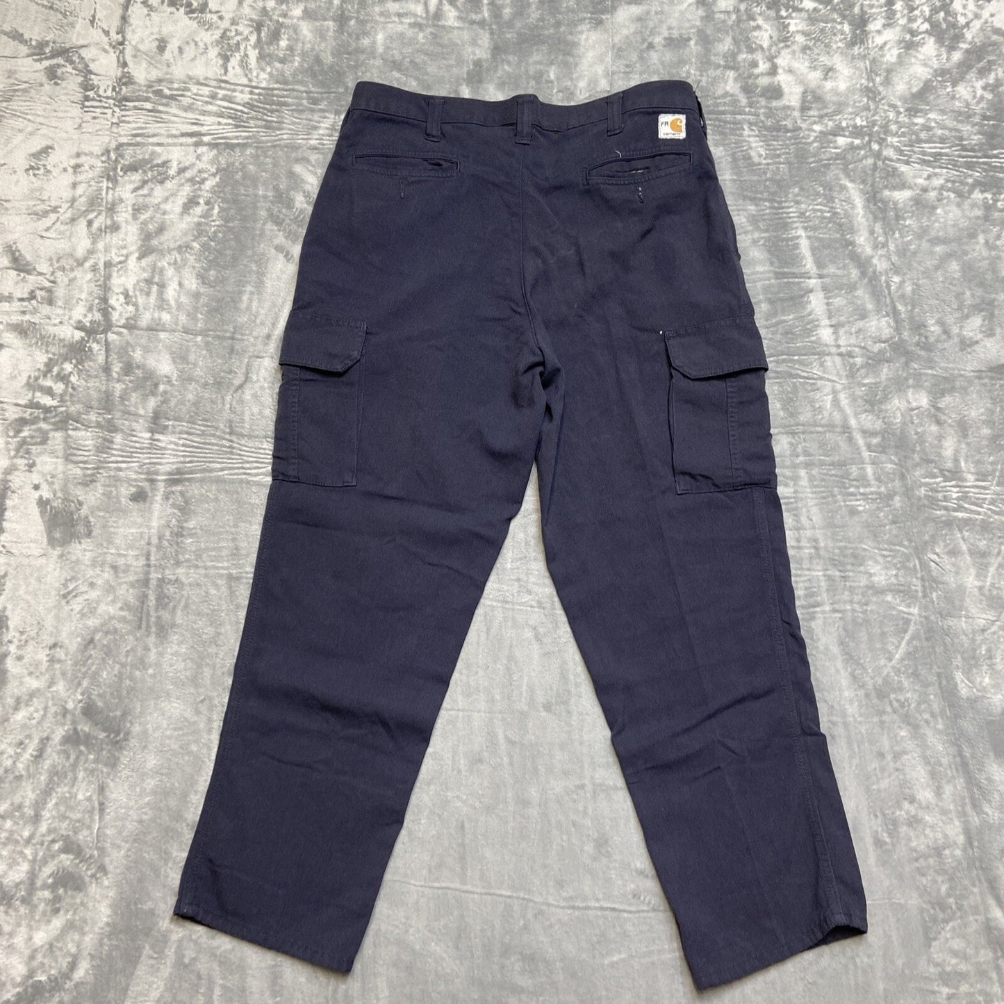 Lot of 5 Carhartt FR Chino / Cargo Pants Men's Size 32x28 Blue Grade A/B