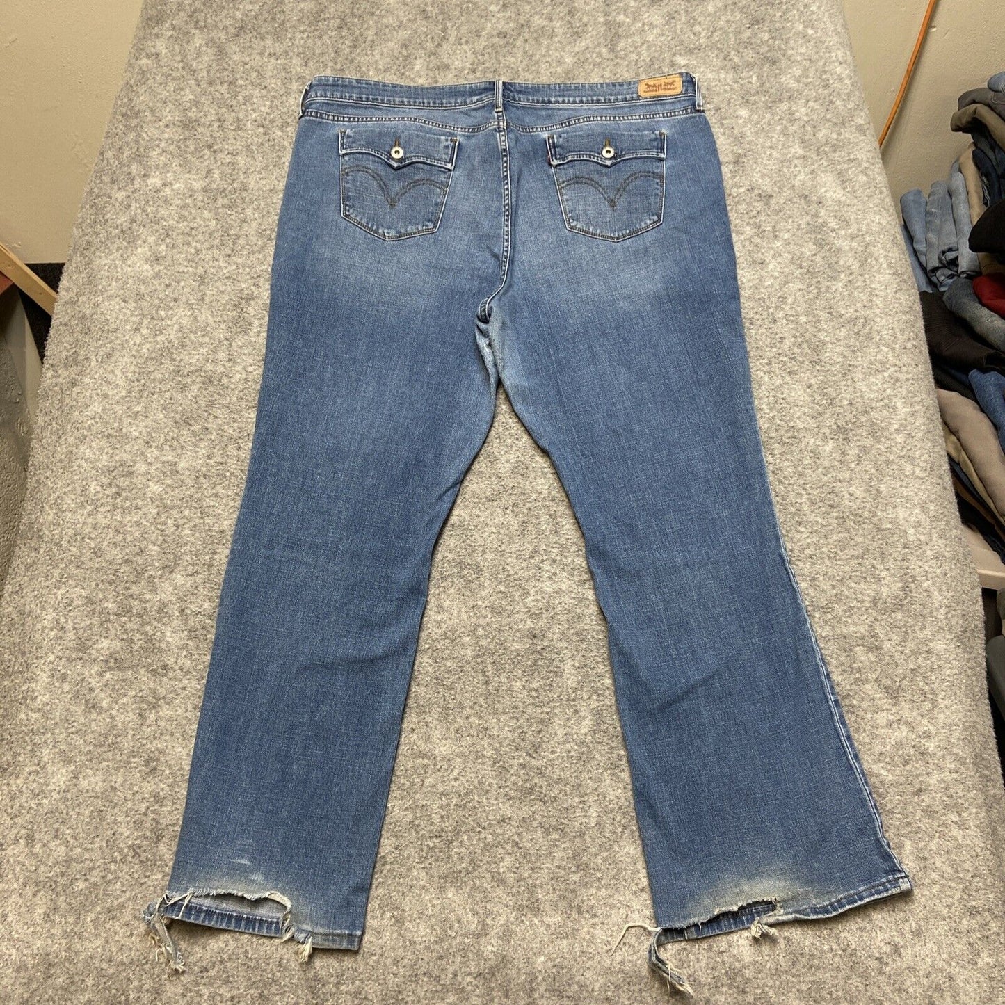 Levi's 590 Bootcut Jeans Women's Size 20W Blue Denim