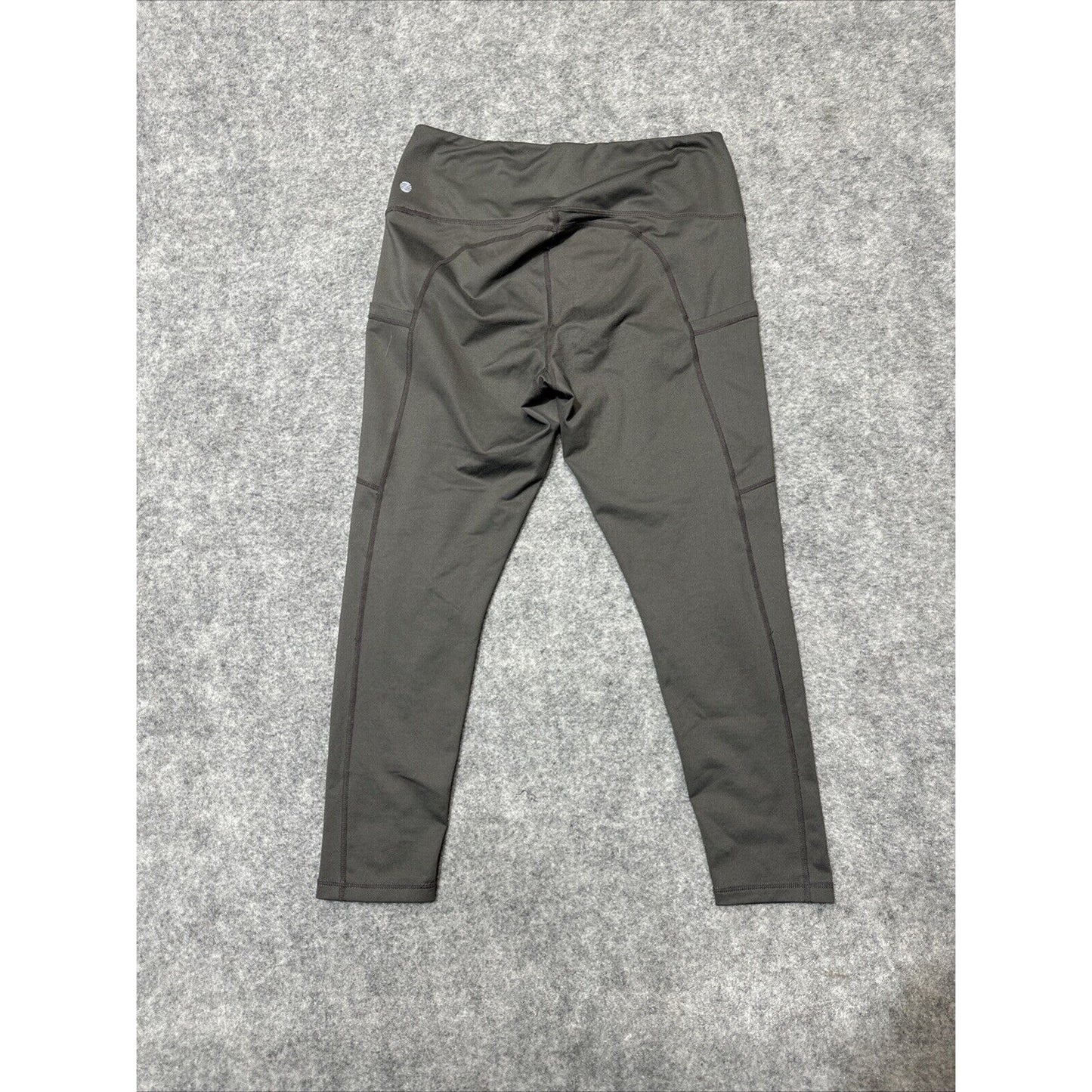 Zella Women's Yoga Leggings Size L Large Gray Medium Wash Pants