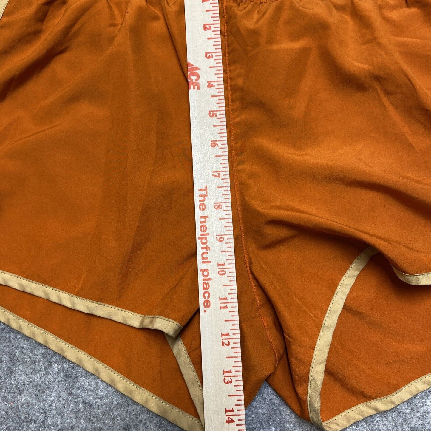 Nike Dri Fit Tempo Running Shorts Women's Size M Orange Shorts