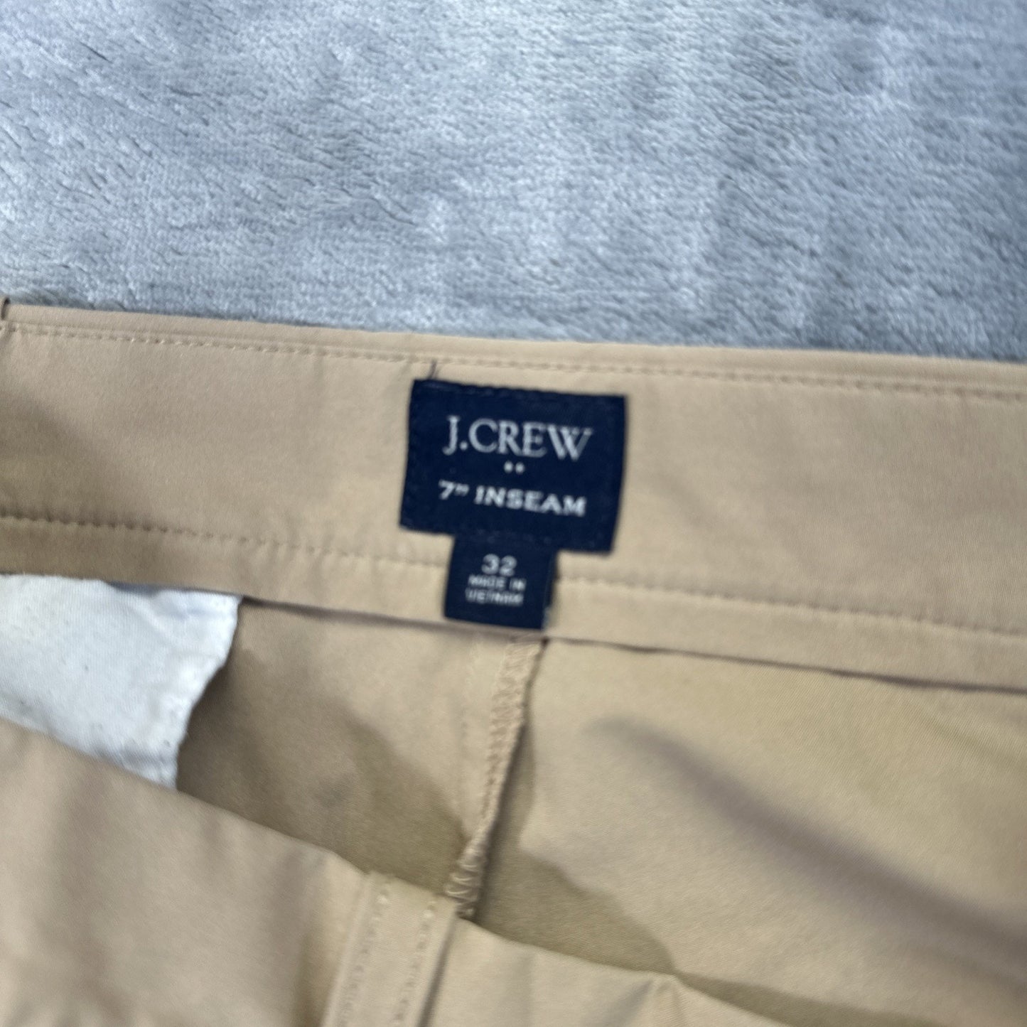 Lot of 3 J Crew Chino Shorts Men's Size 32 Tan Khaki Shorts Casual