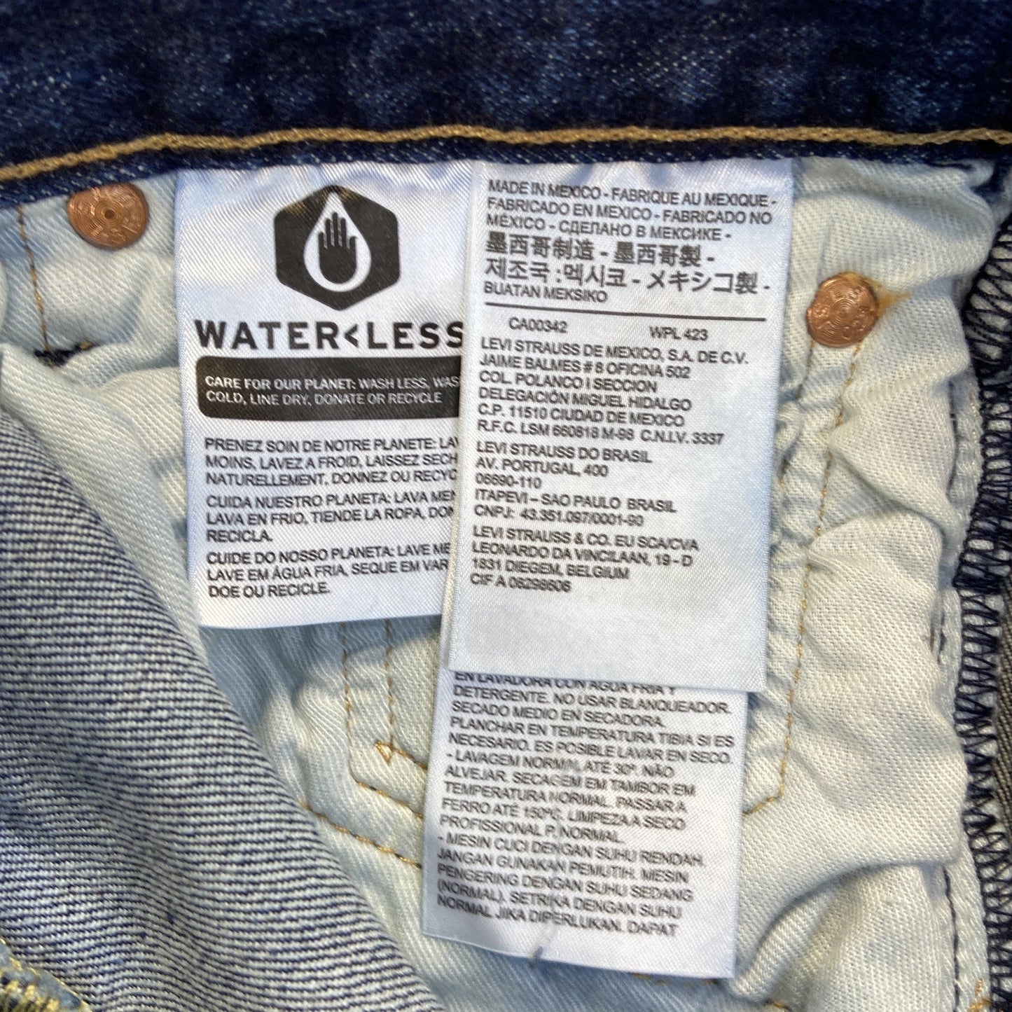 New Levi’s 501 XX Skinny Jeans Women’s Size 30x30 Blue Denim
