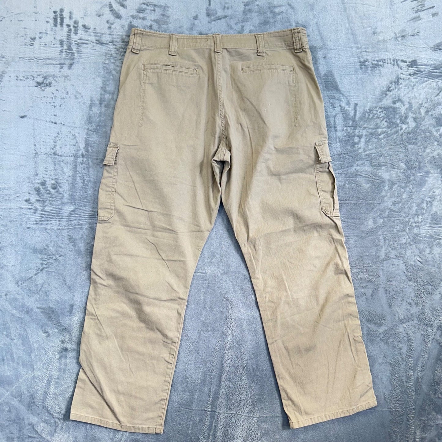Wrangler Men's Relaxed Fit Cargo Pants 36x30 Khaki