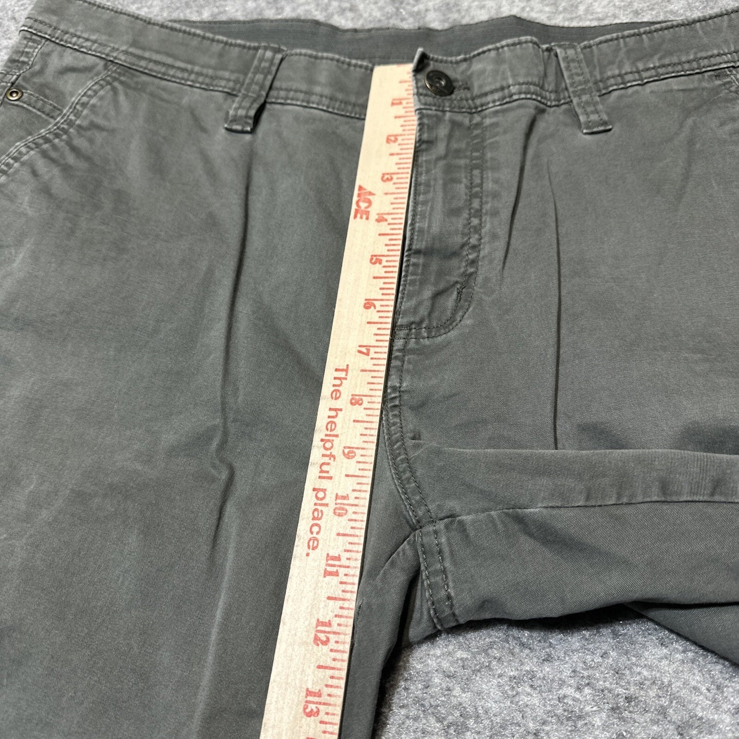 Weatherproof Men's Straight Utility Pants Size 38x32 Gray Pants