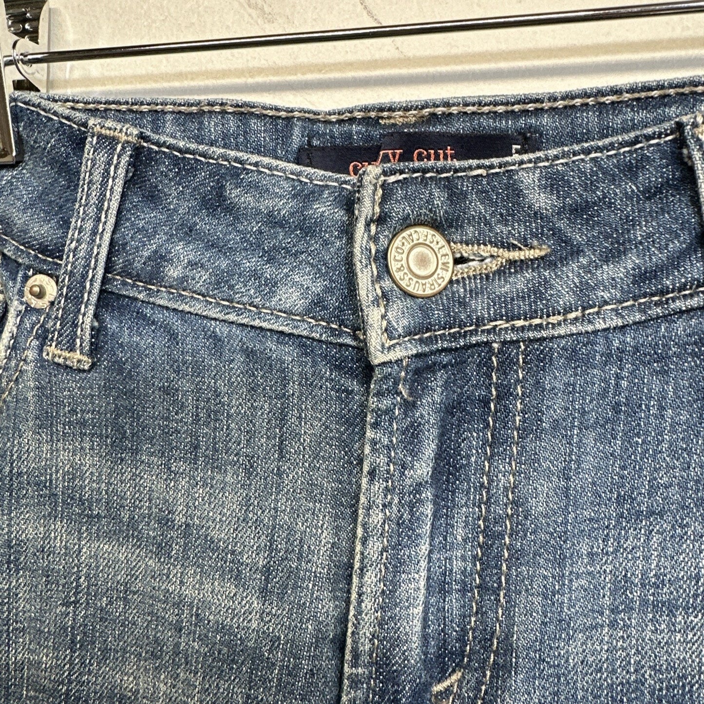 Levi's 528 Jeans Women's 13 S/C Curvy Cut Bootcut Stretch Blue Medium Wash