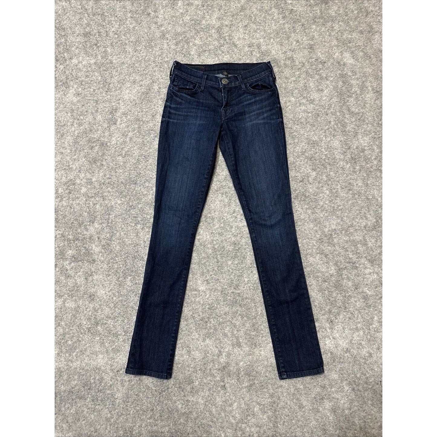 True Religion Halle Women's Skinny Jeans Size 24 Blue Dark Wash Denim