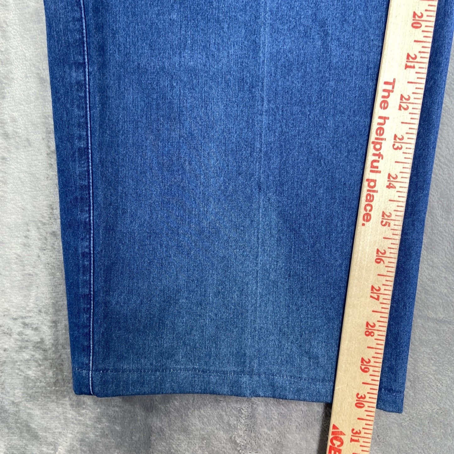 Vintage Zanella Pleated Straight Jeans Men's Size 36 Blue Denim