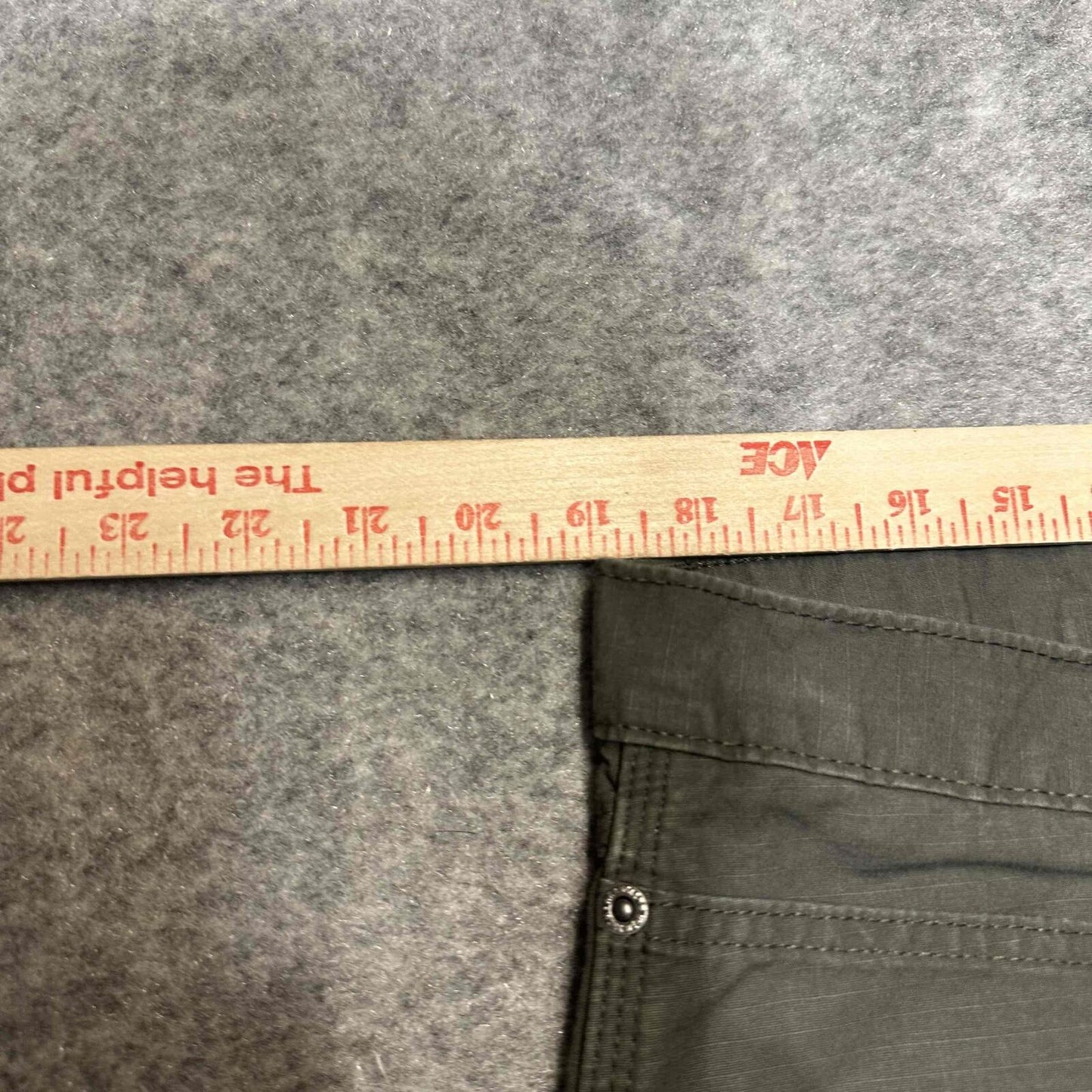 Wrangler Workwear Men's Bootcut Cargo 5 Pocket Design Pants 38x32 Green Dark