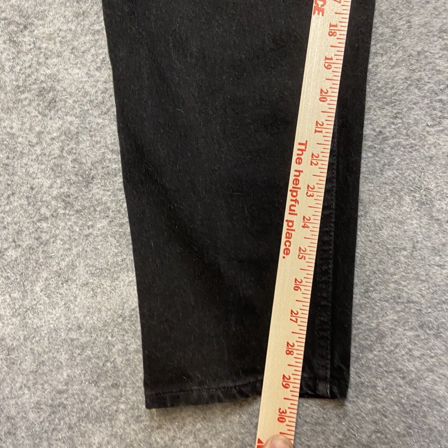 Vintage Wrangler Straight Jeans Women's Size 12 x 30 Black Denim