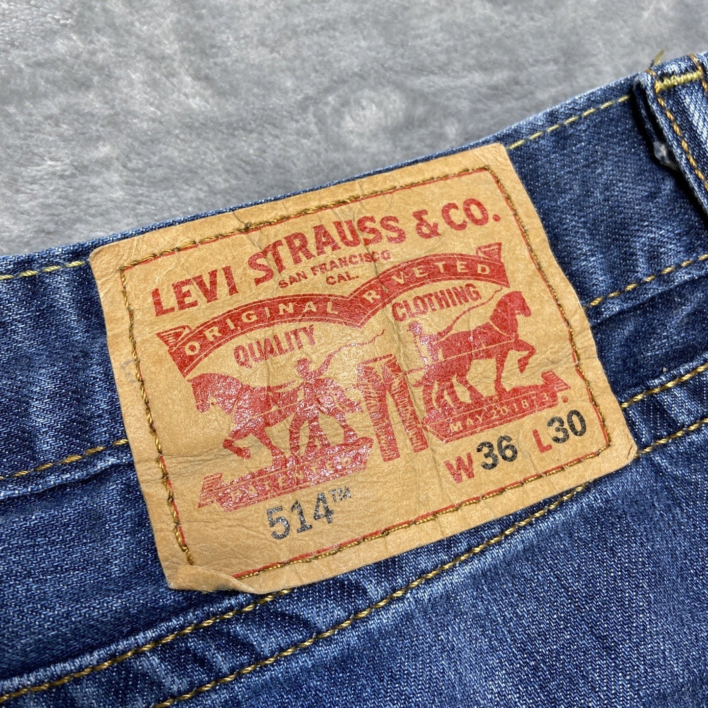 Wholesale Lot of 3 Levi's 508 511 514 Work Jeans Men's Size 36x30 Blue Grade A/B