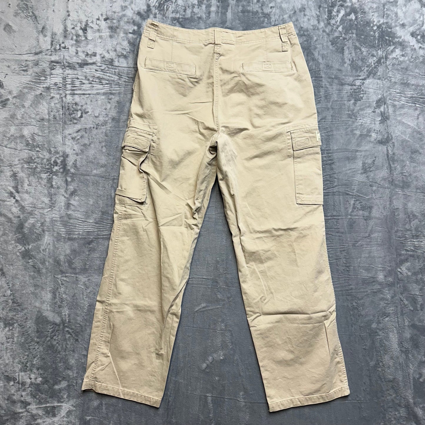 Vintage New Eddie Bauer Cargo Pants Men's Size 36x32 Beige