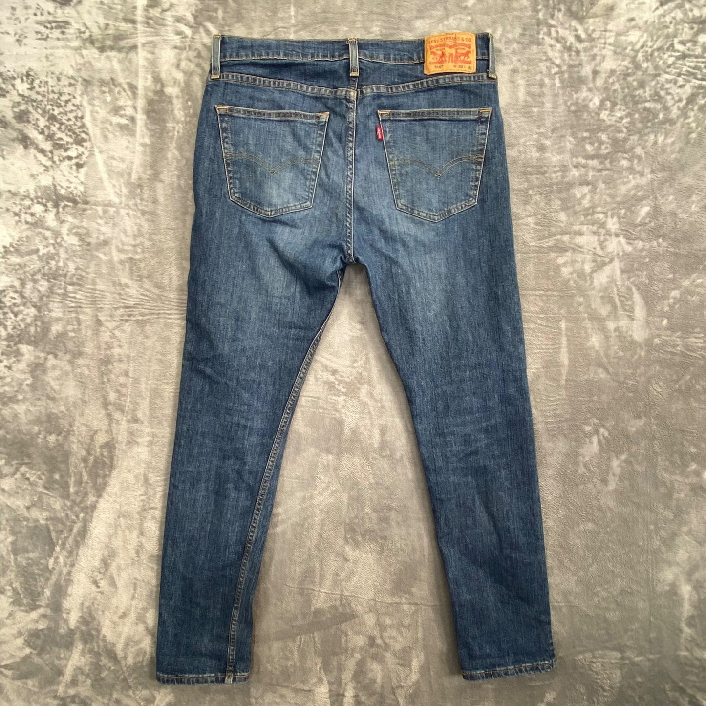 Levi's 510 Skinny Men's Jeans 33x32 Blue Denim Casual