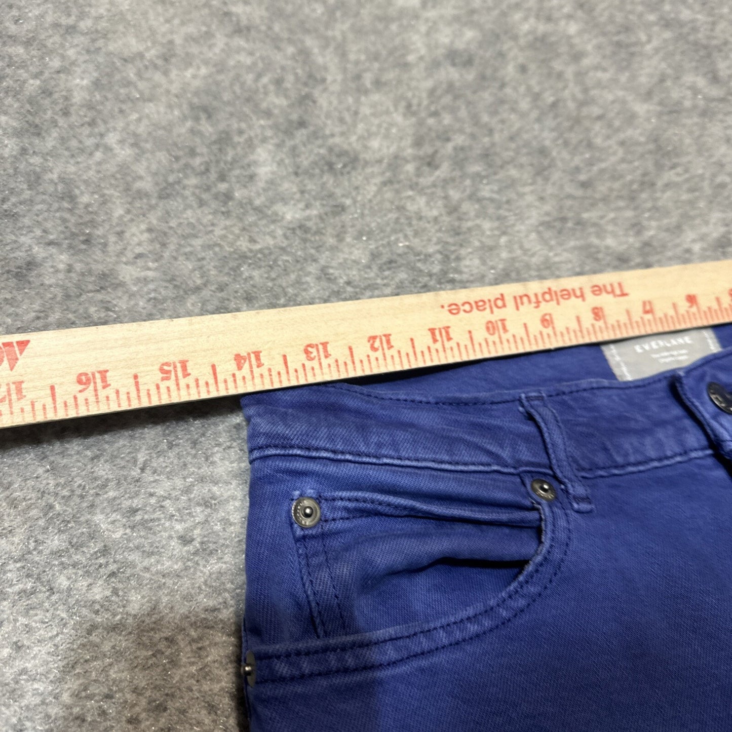 Everlane The Way High Jean Straight Jeans Women's Size 28R Purple Denim