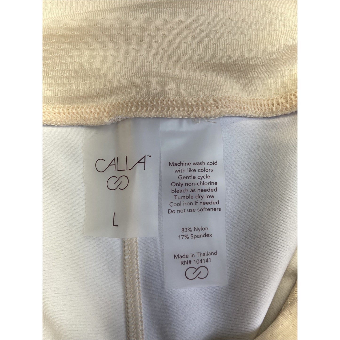 Calia Yoga Leggings Women's Size L Pastel Pink Multicolor Yoga Pants