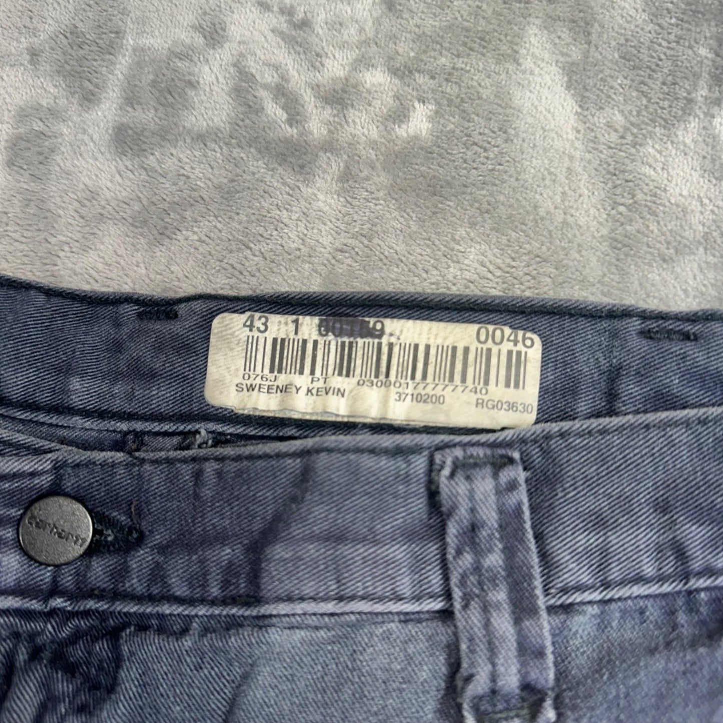 Carhartt FR Men's Straight Pants 36x30 Dark Blue Work Pants Flame Resistant