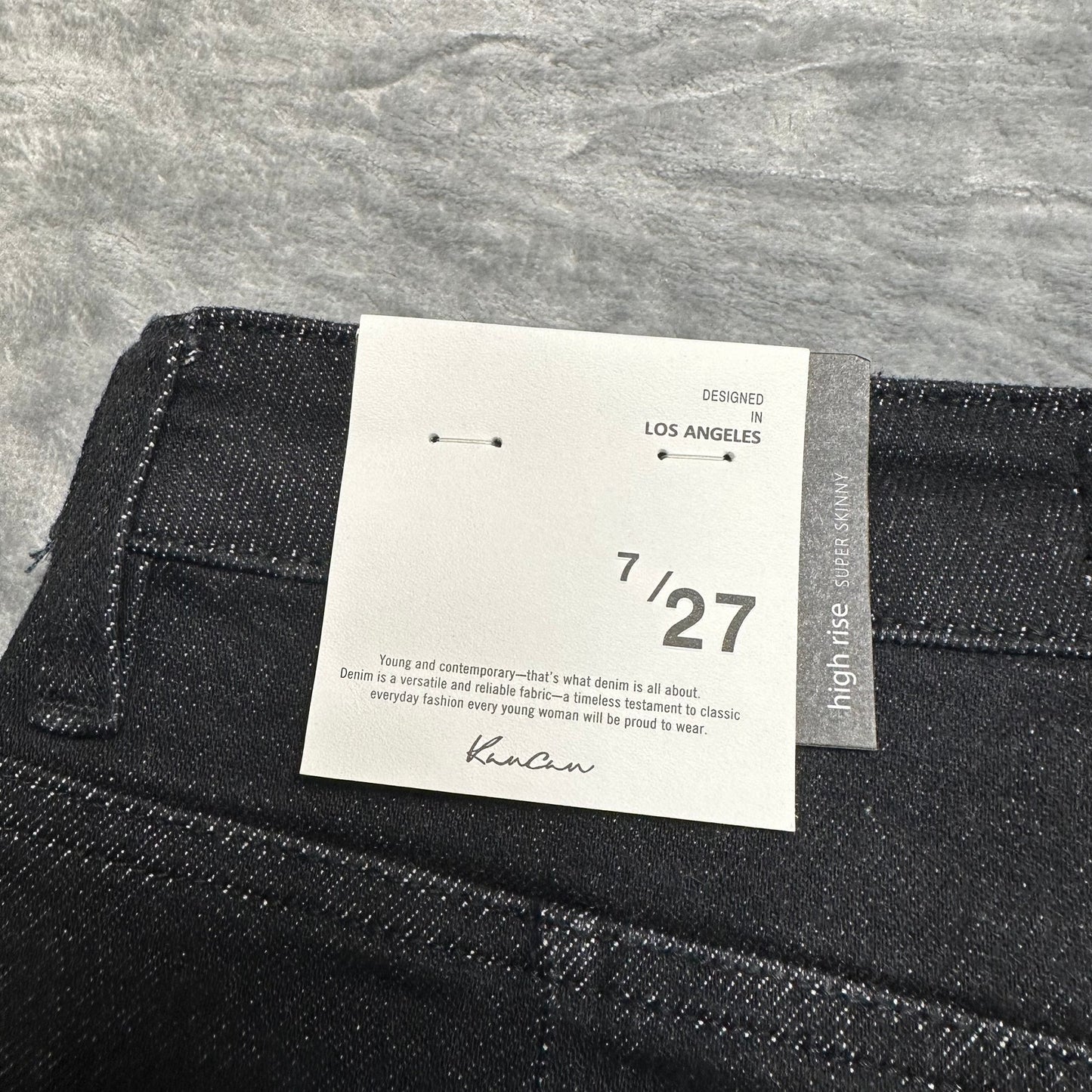 New Kancan Skinny Jeans Women's Size 7/27 Blue Denim