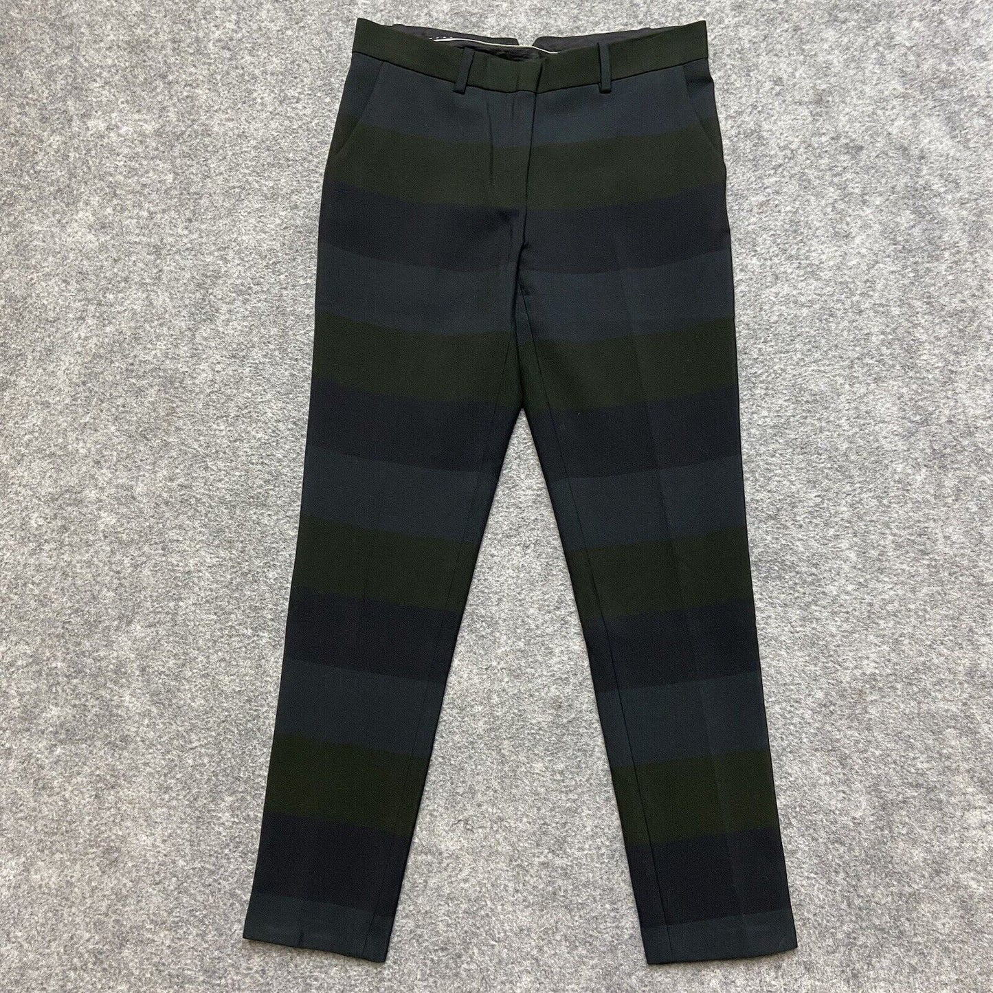 Day Birger et Mikkelsen Striped Tailored Pants Women's EU 36 US 4/6 Green Black