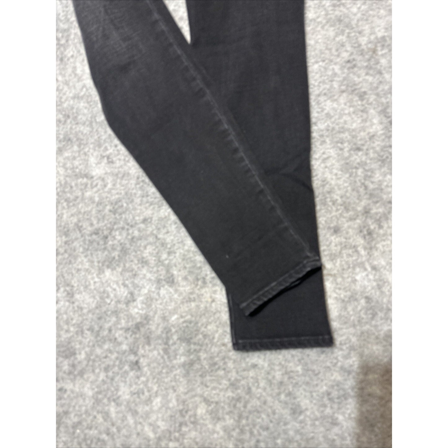 Gap 1969 True Skinny Women's Distressed Jeans Size 30L Long Black Dark Denim