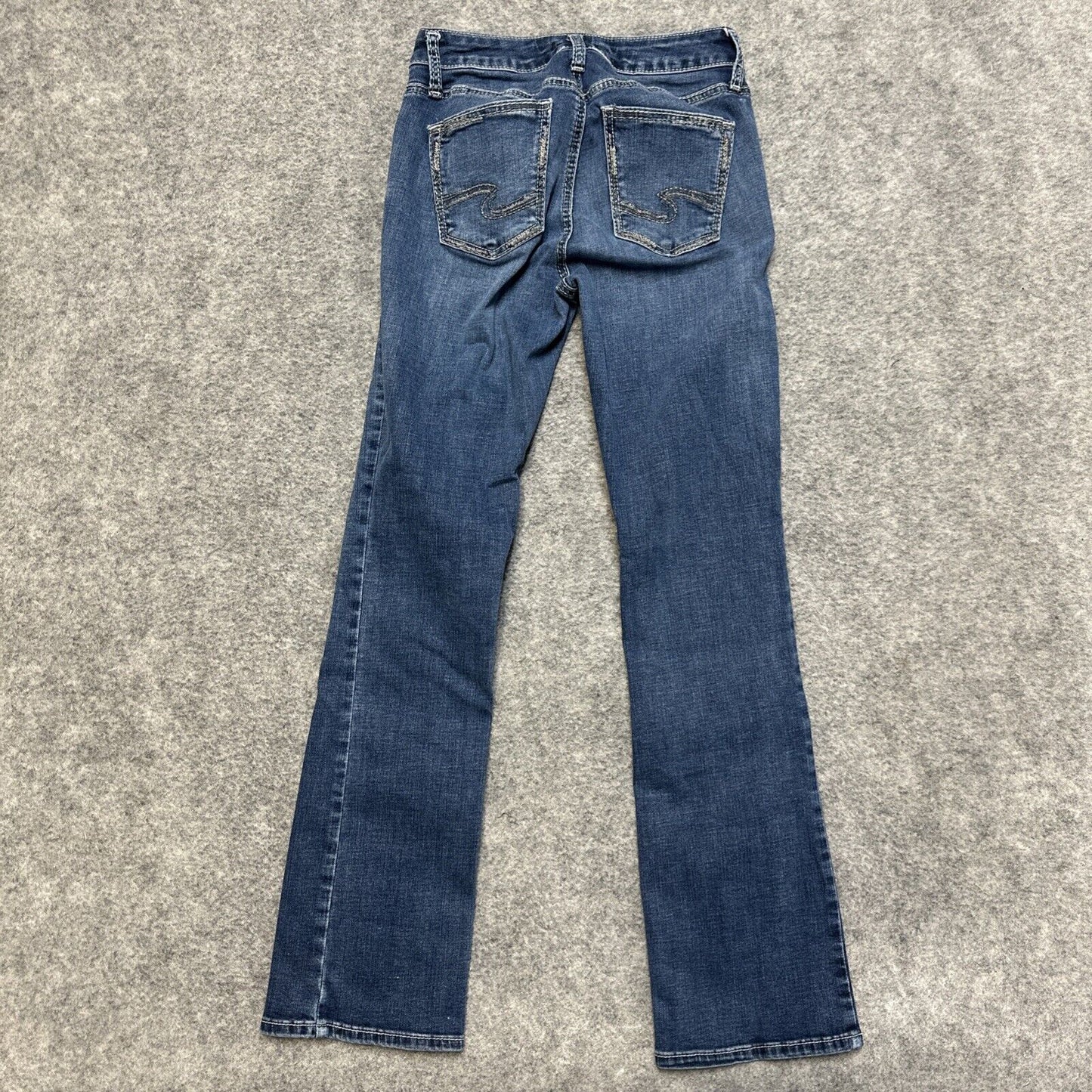 Silver Jeans Suki Slim Boot Jeans Women's Size 26/31 Blue Denim