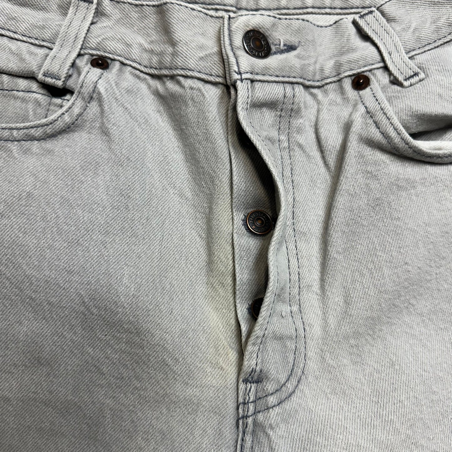Vintage Levi's 701 XX Student Straight Jeans Boys Size 30x32 WhiteVintage Levi's 701 Straight Jeans Boys Size 30x32 White