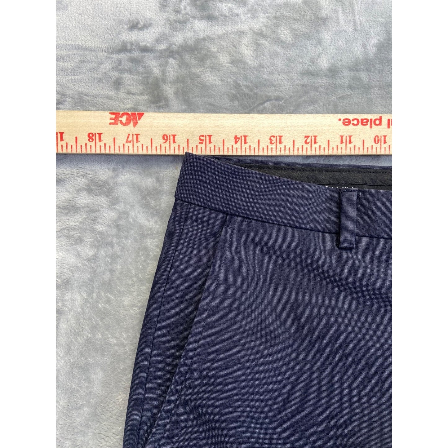 Calvin Klein Men's Dress Pants Straight Size 30x30 Navy Blue Formal