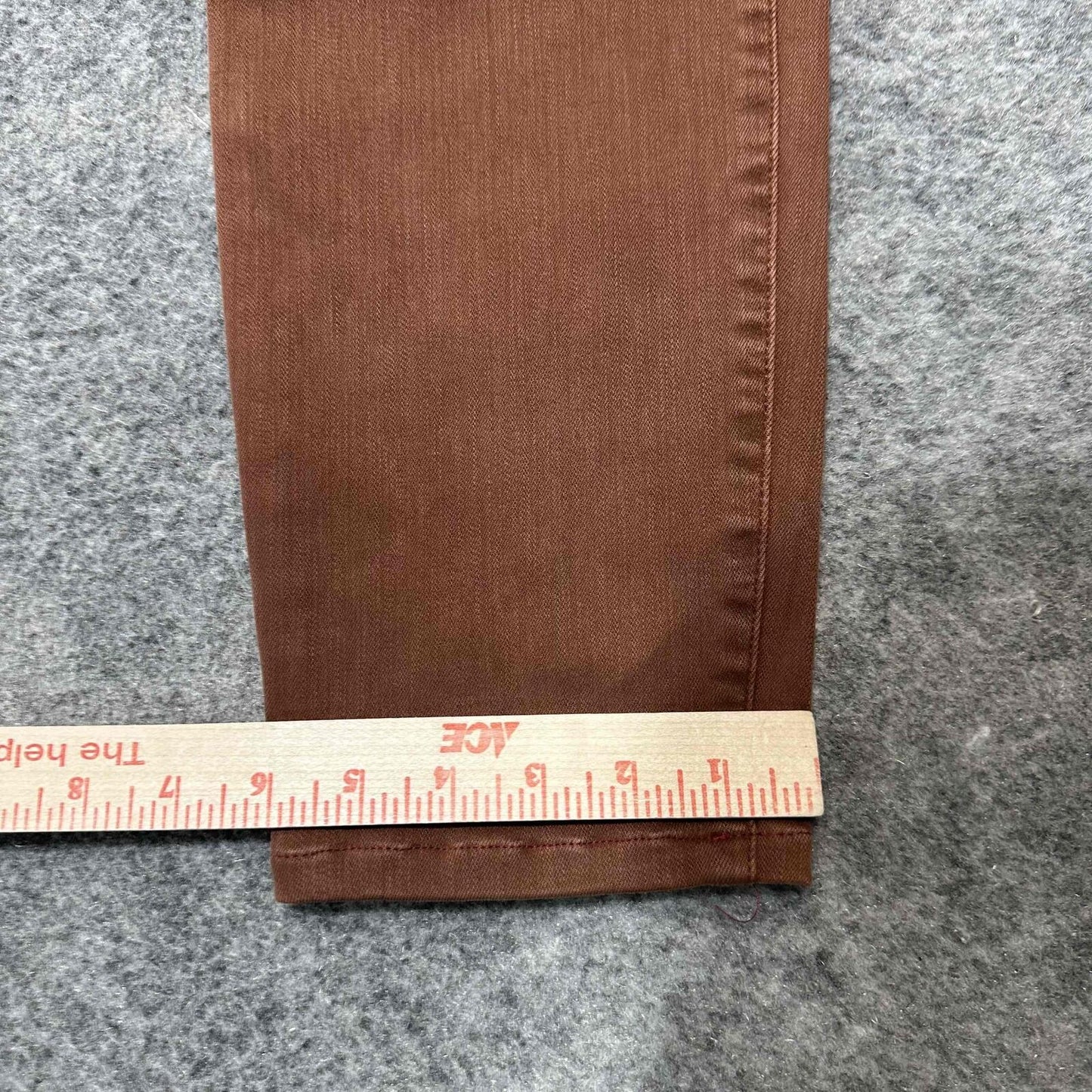 Chicos So Perfect Legging Women's Skinny Pants Size 2 R Brown Dark