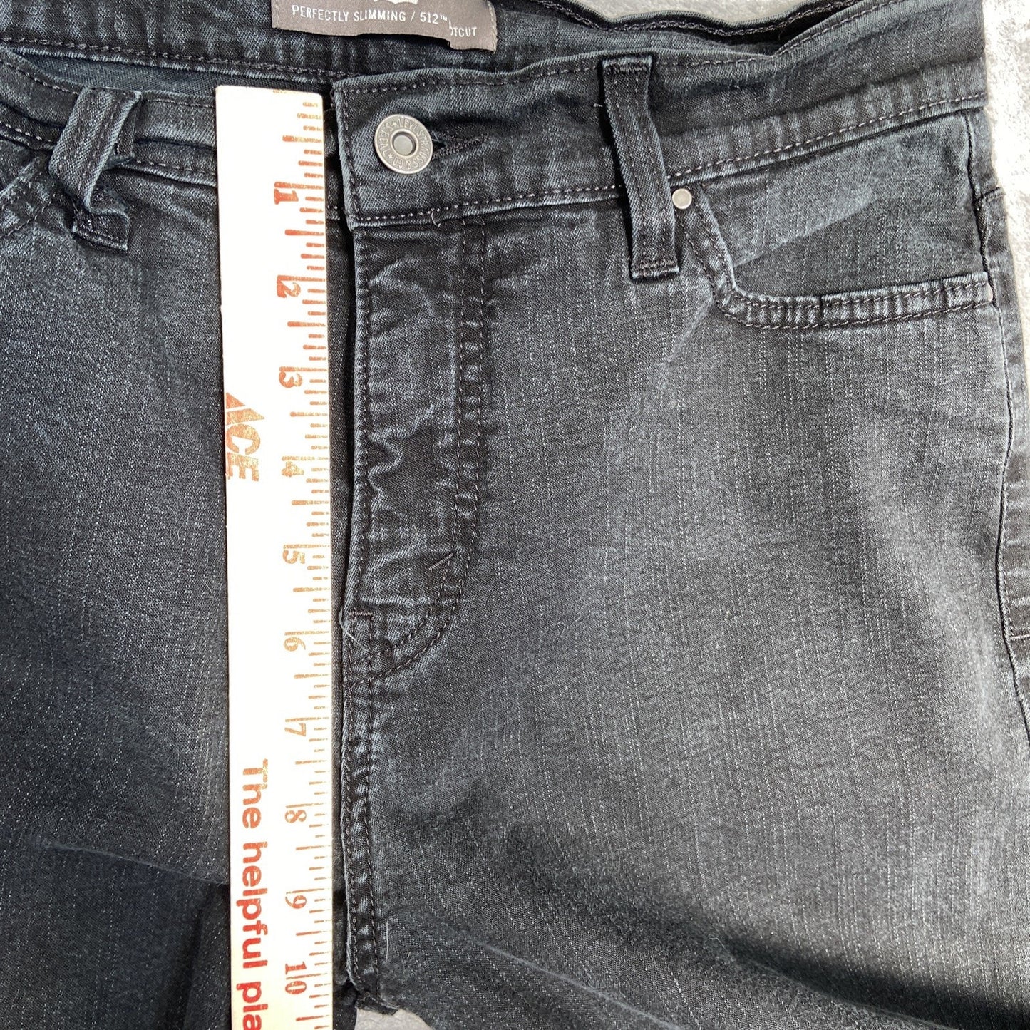 Levi's Perfectly Slimming 512 Bootcut Jeans Women's Size 10 S/C Black
