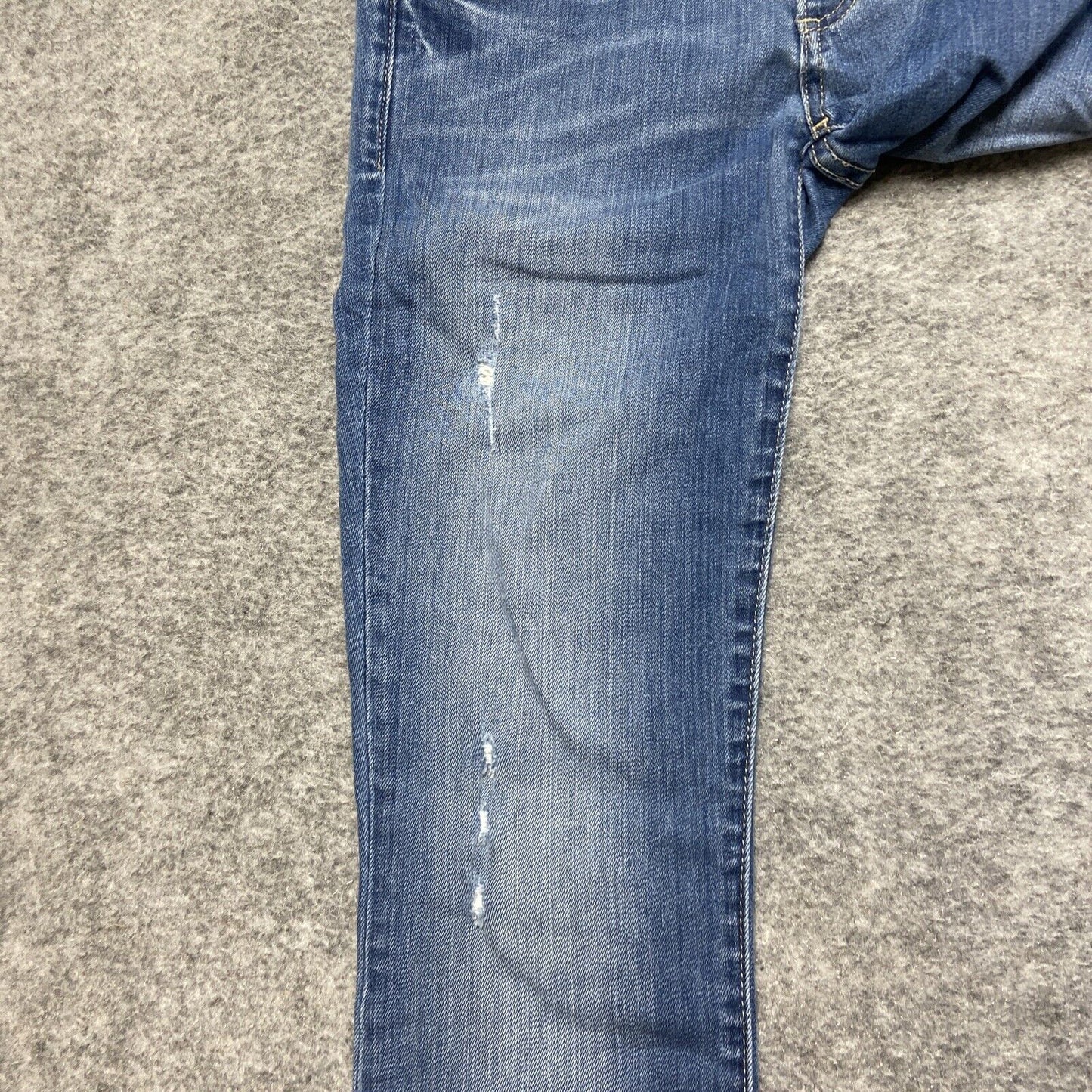 Gap 1969 Always Skinny Distressed Jeans Women's Size 26p Blue Denim