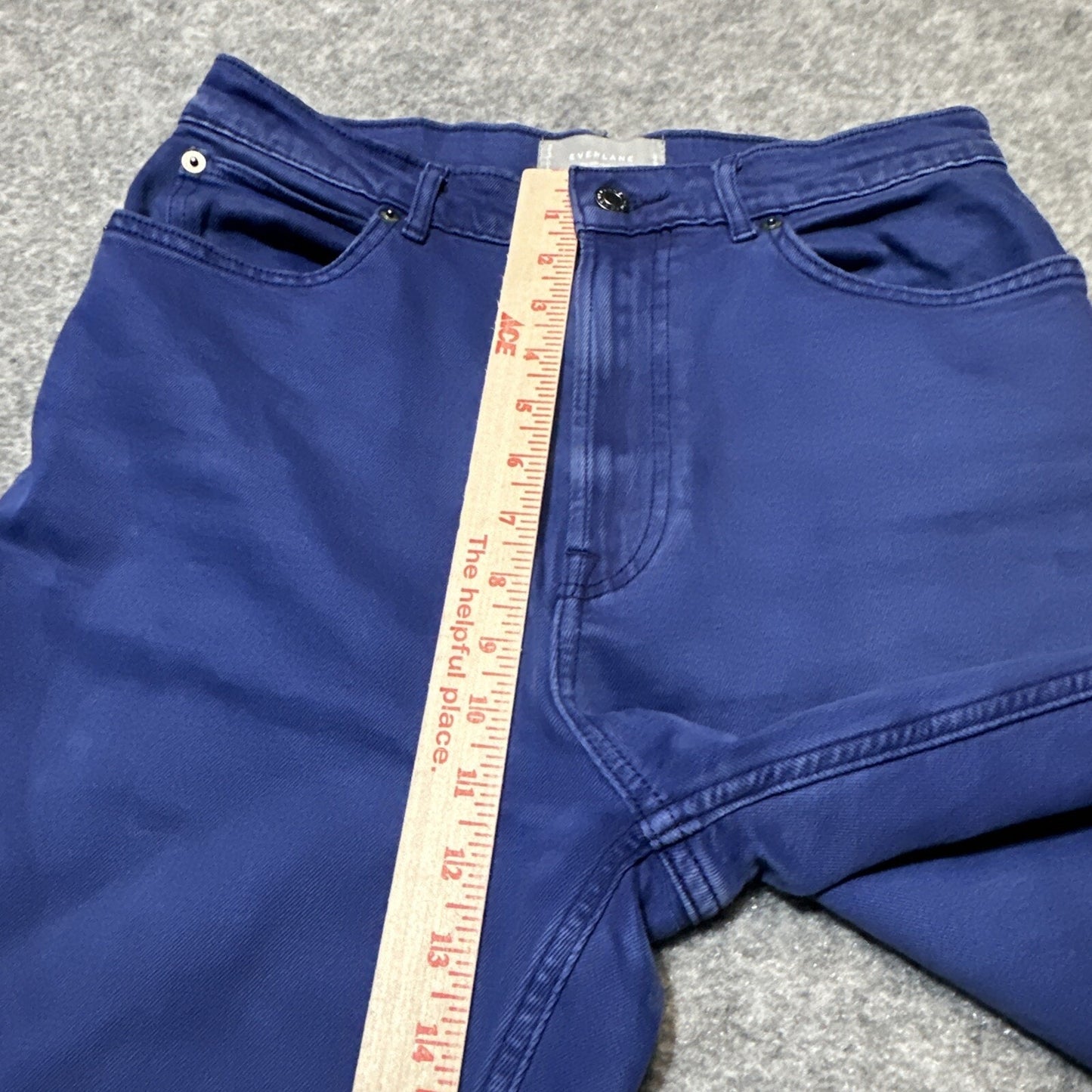 Everlane The Way High Jean Straight Jeans Women's Size 28R Purple Denim
