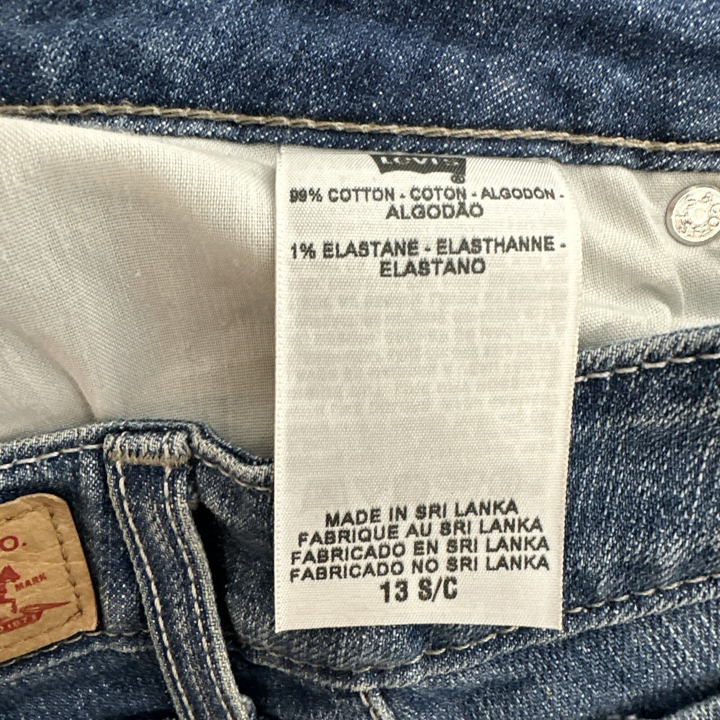 Levi's 528 Jeans Women's 13 S/C Curvy Cut Bootcut Stretch Blue Medium Wash
