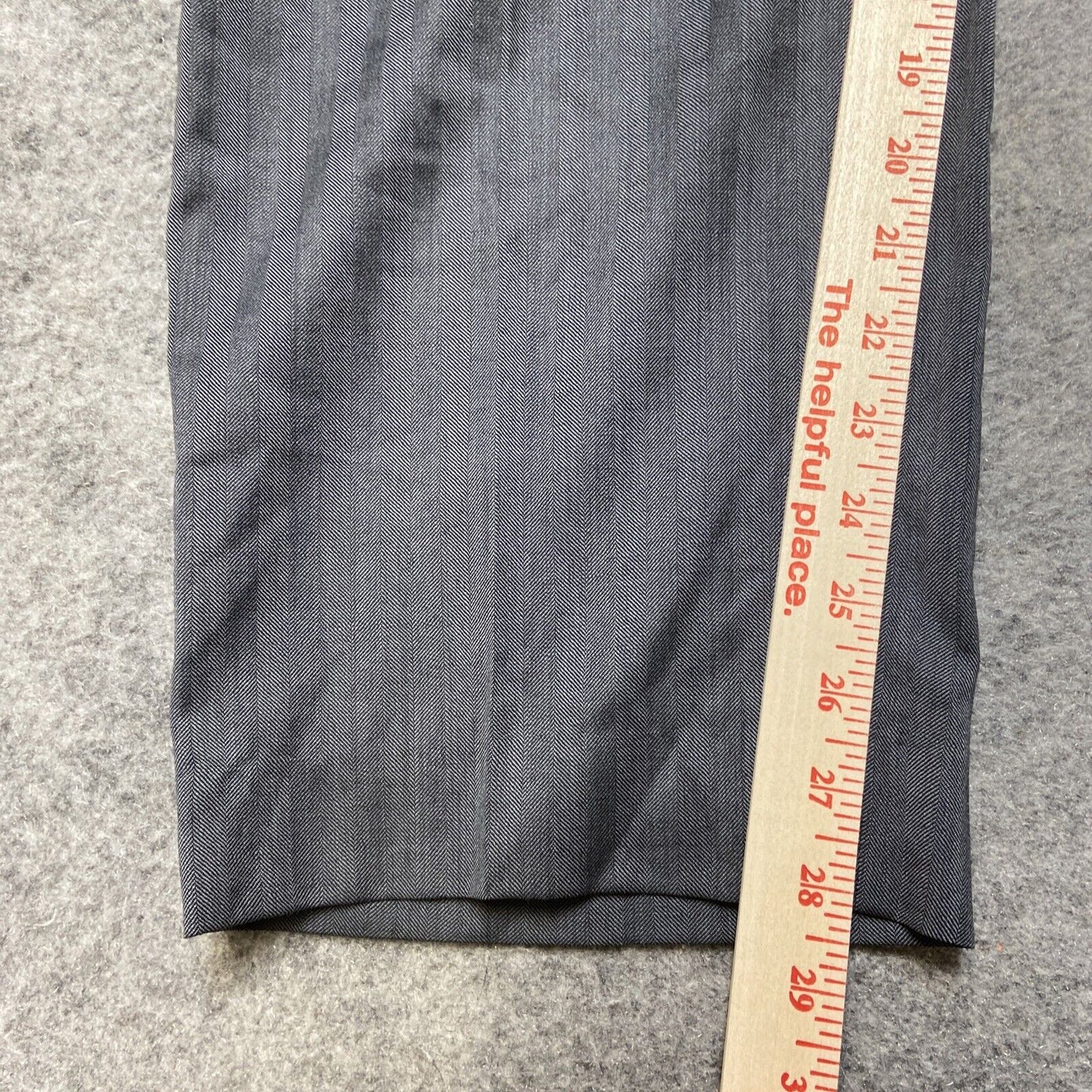 Lauren Ralph Lauren Wool Dress Pants Men's Size 38x32 Gray Formal Pants