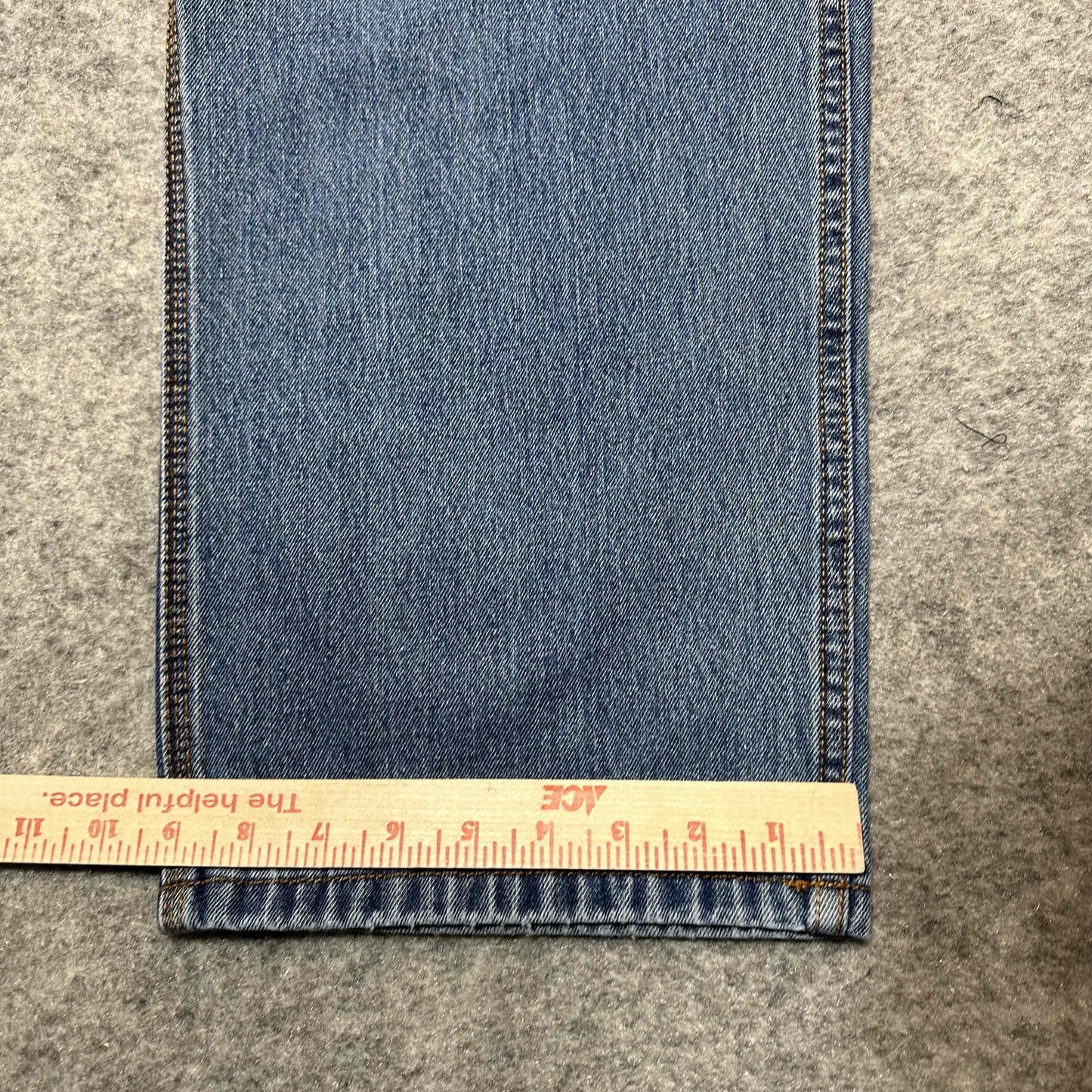 Wolverine Men's Boulder Straight Leg Cargo Work Jeans Size 40/30 Blue Wash Denim