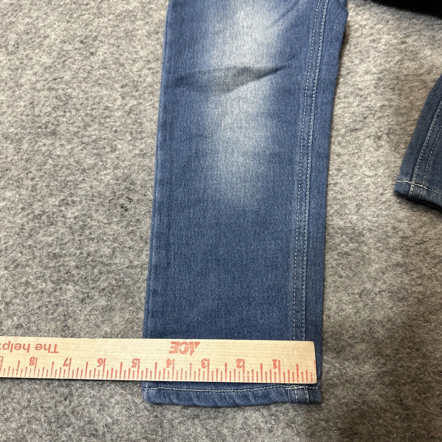 True Religion Straight Jeans Boys Toddler Size 3T Blue Medium Wash Denim