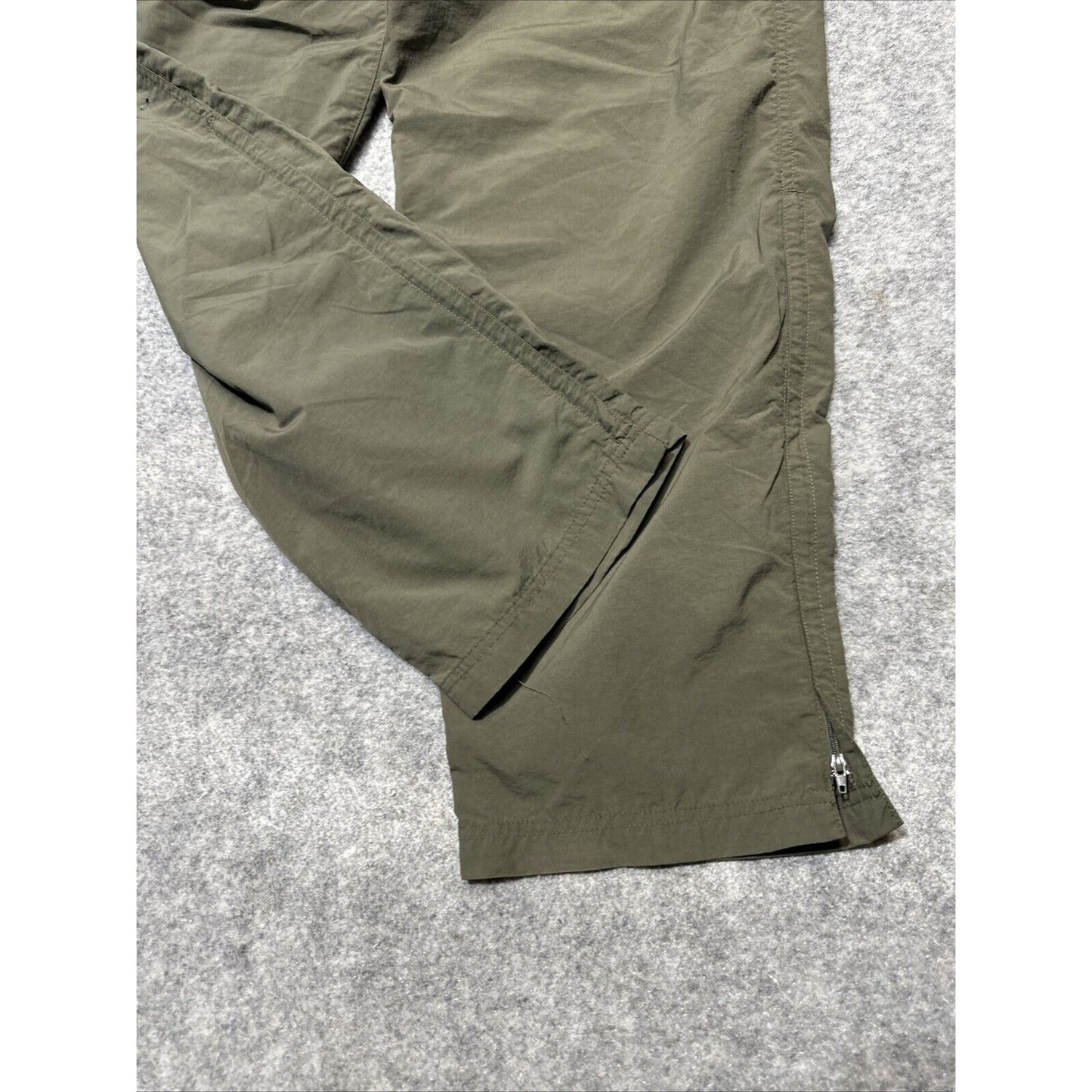 REI Co-op Sahara Men's Convertible Straight Cargo Pants Size Lx32 Green Dark