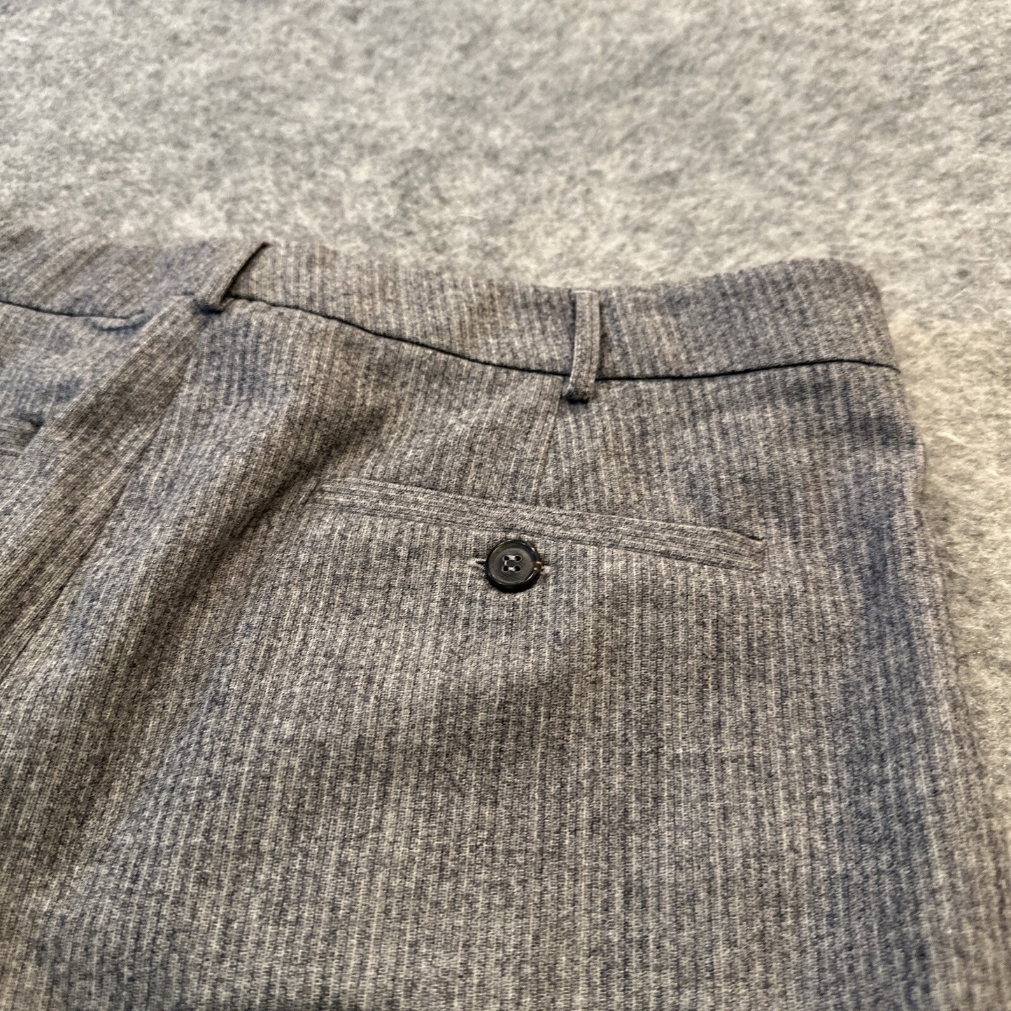 Piazza Sempione Women's Cuffed Straight Dress Pants Size 12 Gray Pants