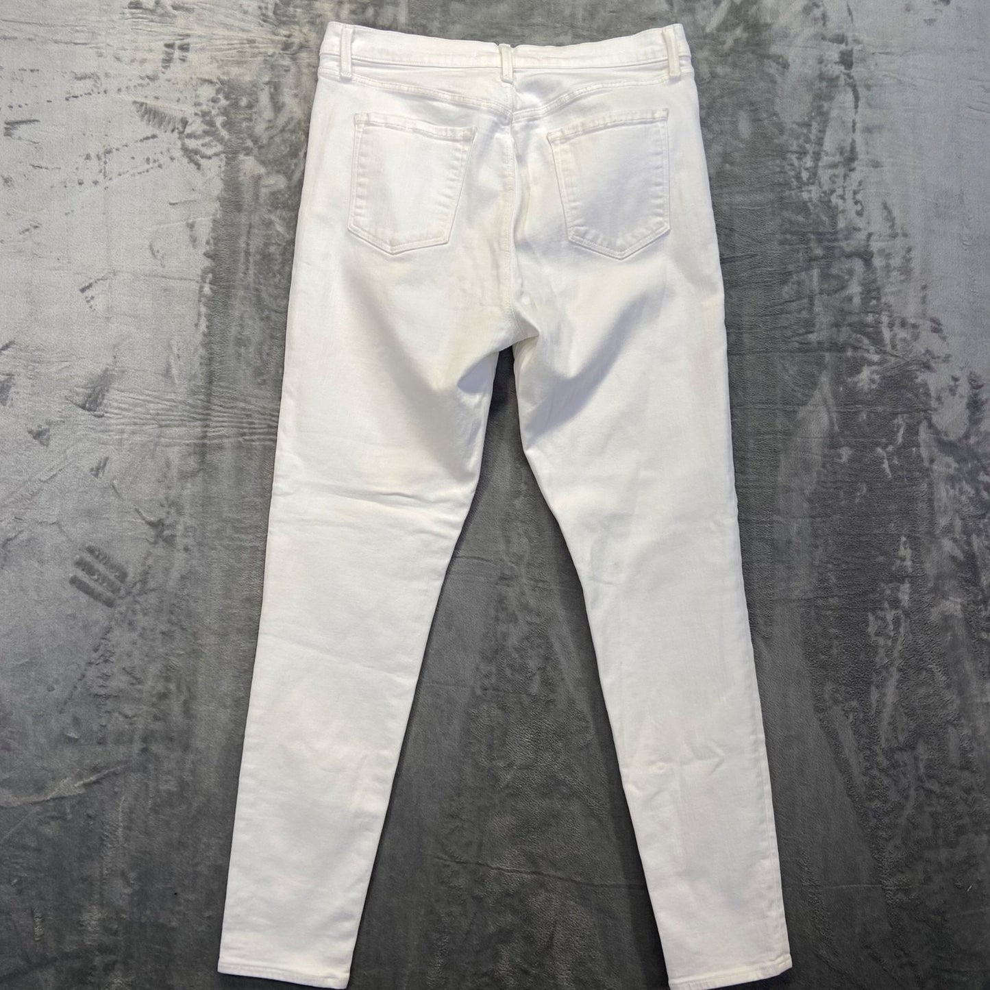 J Brand Women's Maria High Rise Skinny Jeans Size 32 White Denim
