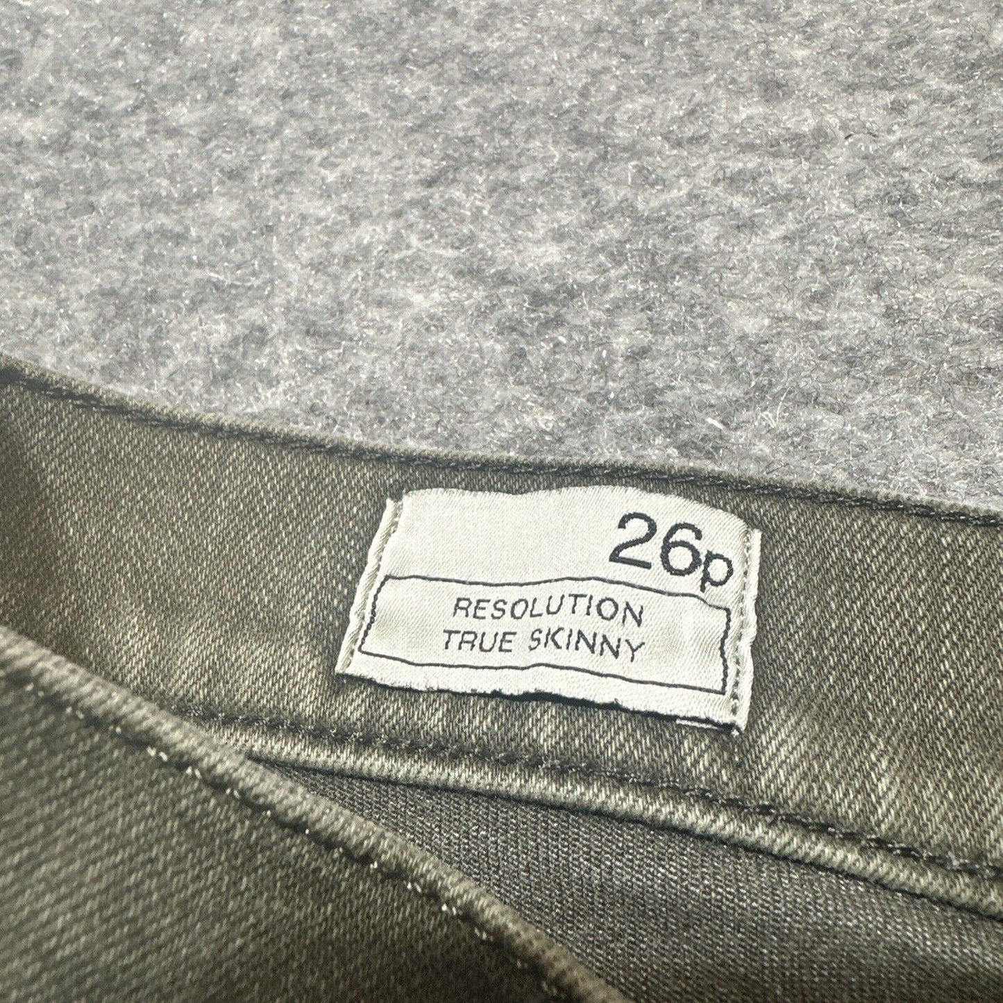 Gap 1969 Resolution Women's True Skinny Jeans Size 26 Petite Green
