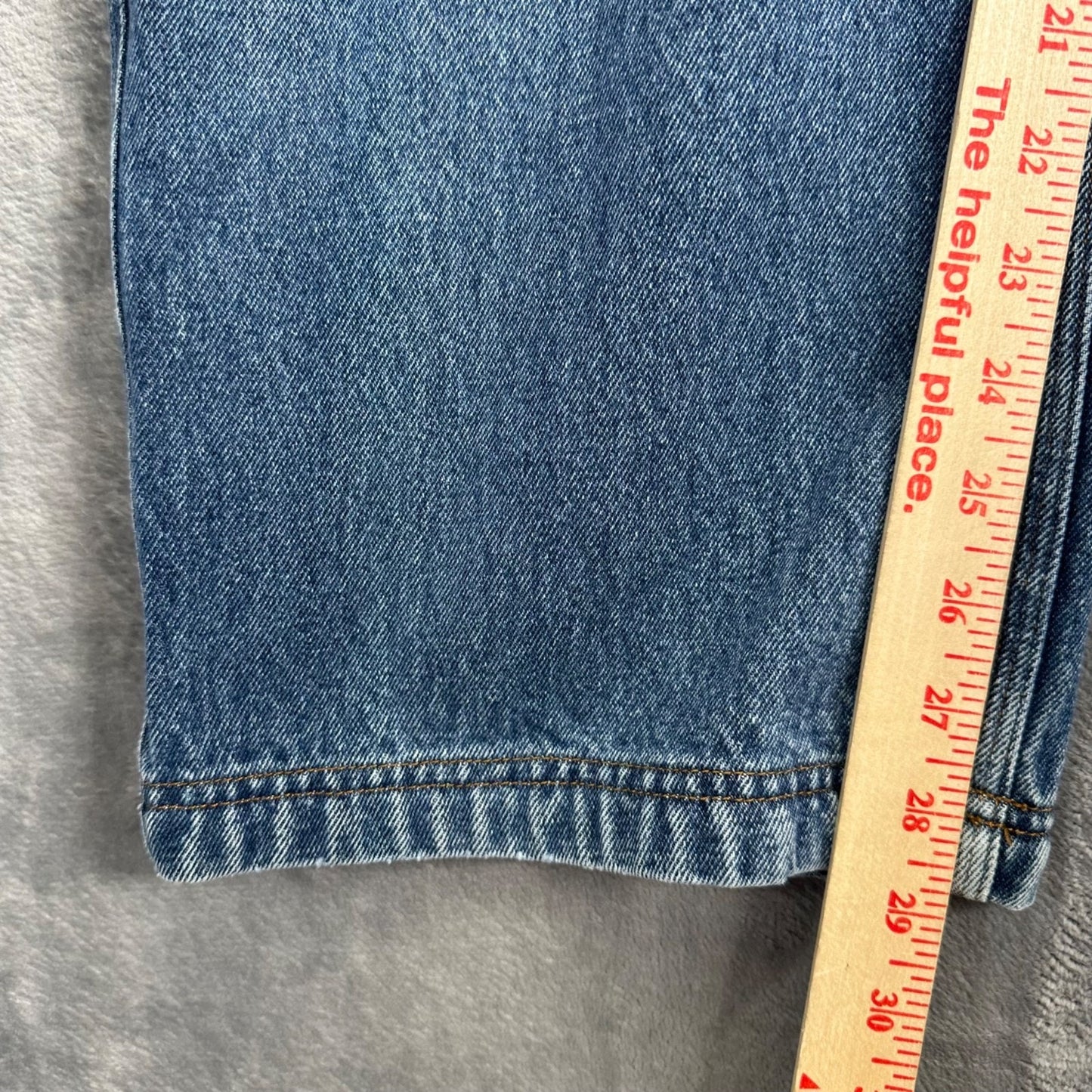 Duluth Men's Straight Leg Jeans Size 42x30 Blue Light Wash