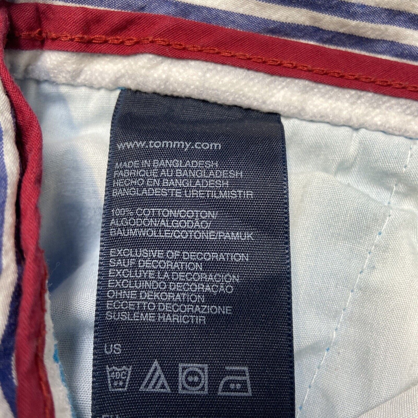Tommy Hilfiger Chino Shorts Men's Size 46R Light Blue Casual Summer Shorts