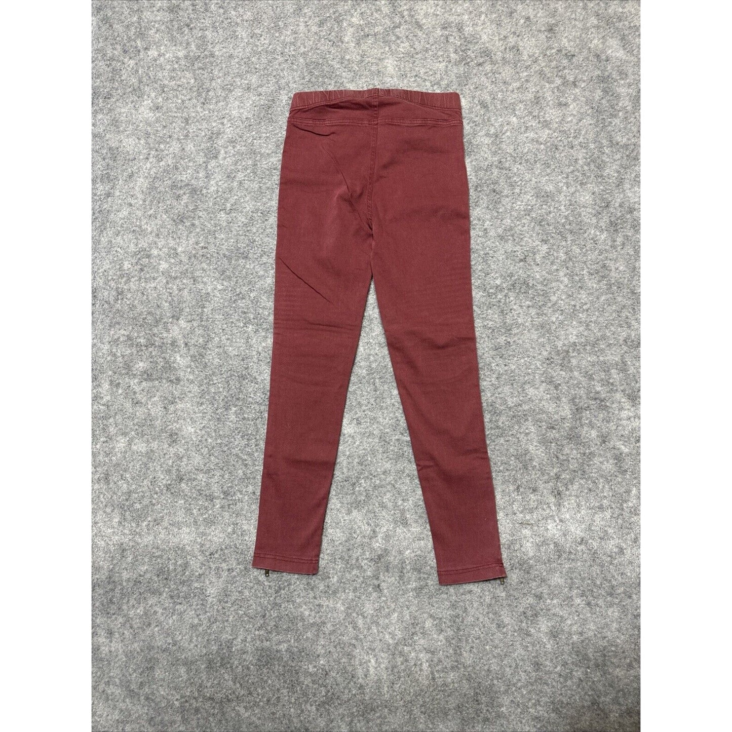 New Beulah Women's Skinny Fit Leggings Size M Medium Red Dark Wash Pants