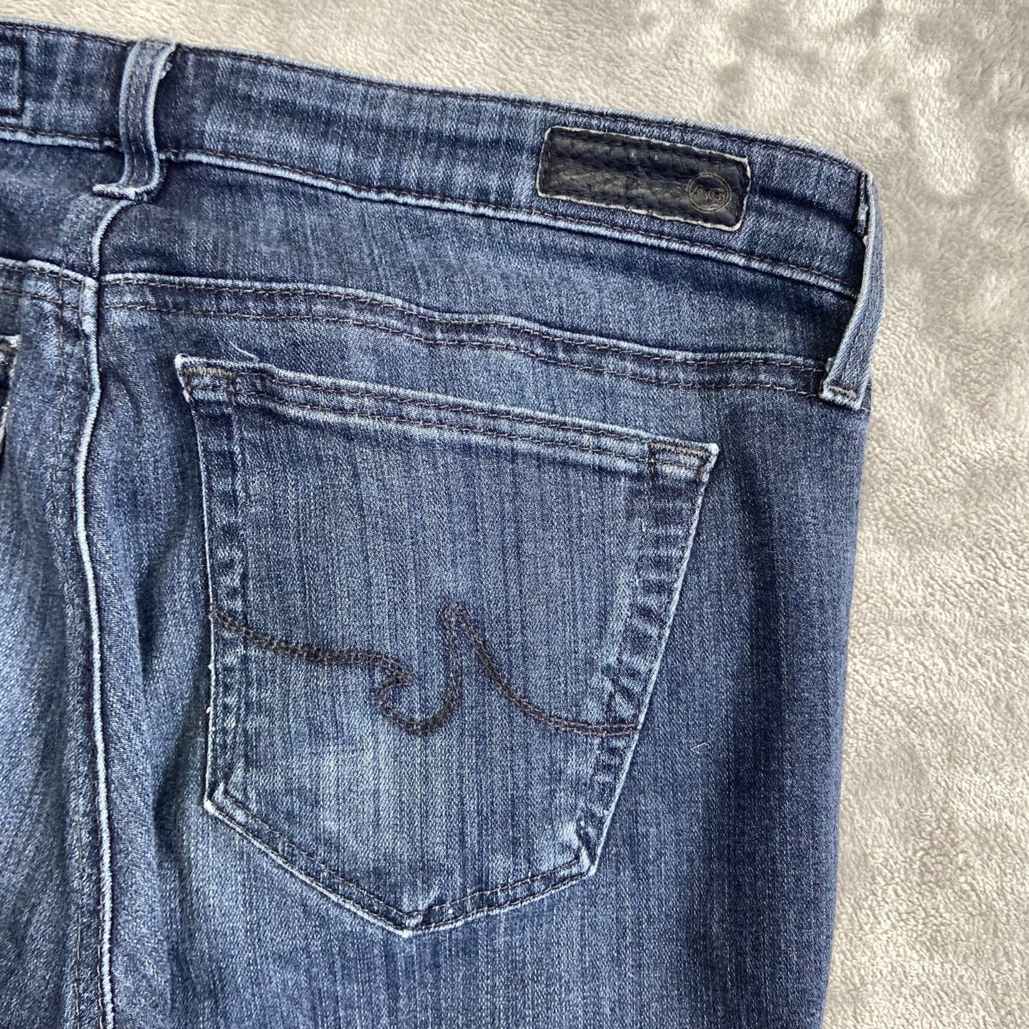 AG Adriano Goldschmied Women's Super Skinny Ankle Jeans 28R Blue