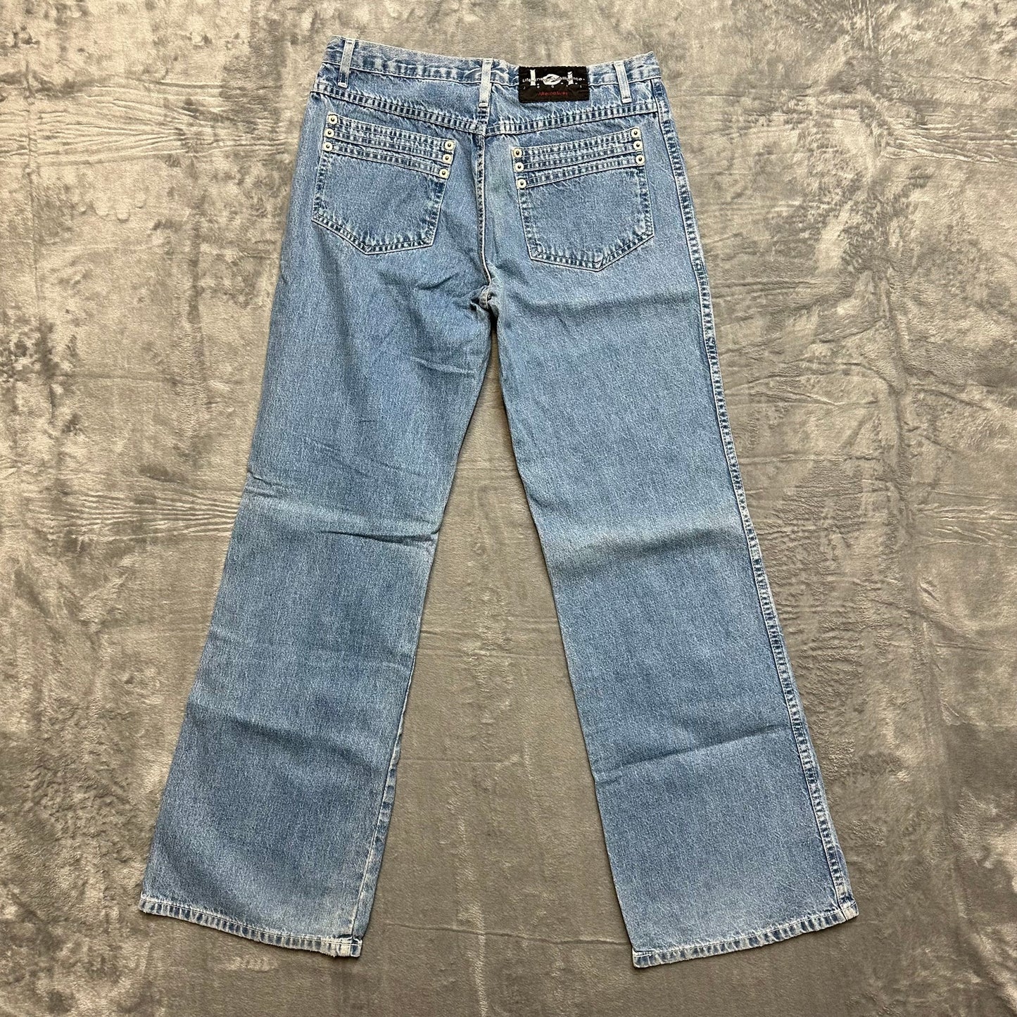 Life Energy Intelligence Flared Jeans Women's Size 7 Blue Denim
