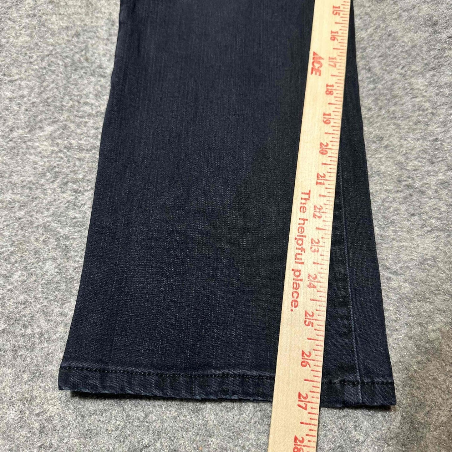 NYDJ Barbara Women's Easy Carl Bootcut Slimming Jeans Size 8 Black Dark Denim
