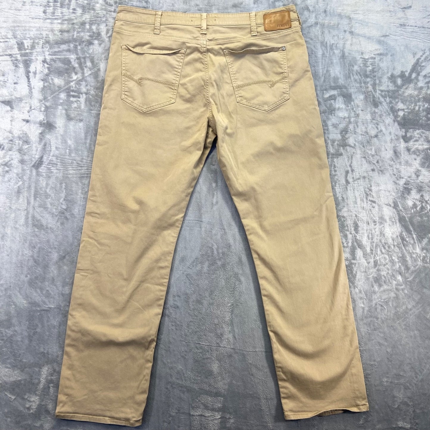 Mavi Men's Matt Relaxed Straight Pants Size 36 Beige