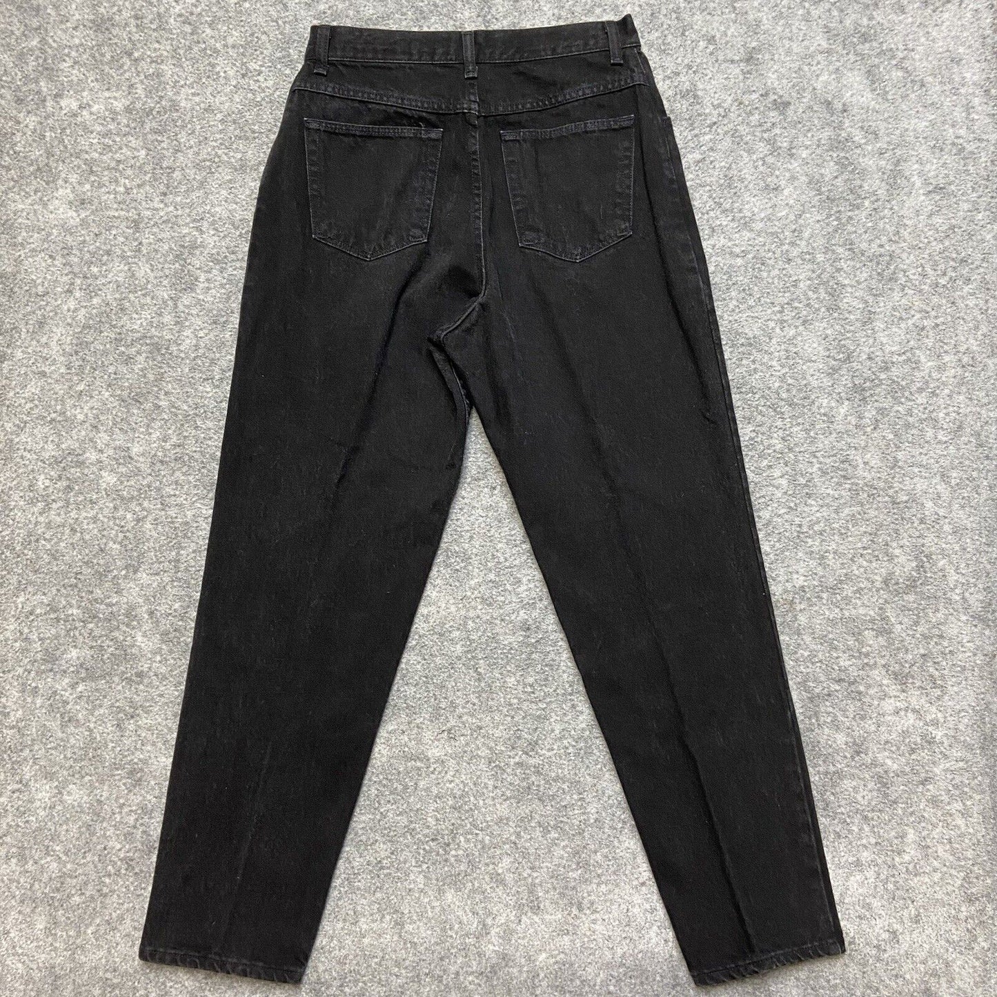 Vintage Wrangler Straight Jeans Women's Size 12 x 30 Black Denim