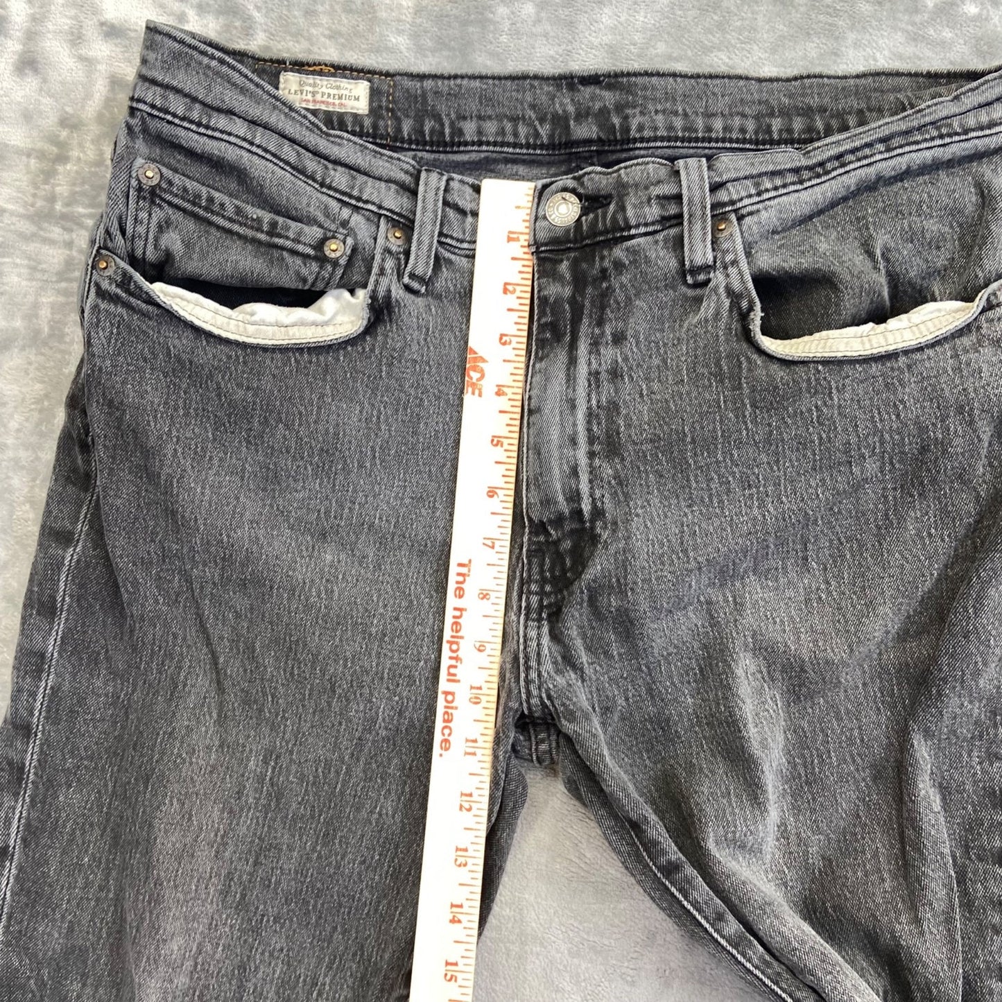Levi's Men's Straight Jeans Size 36x30 Gray