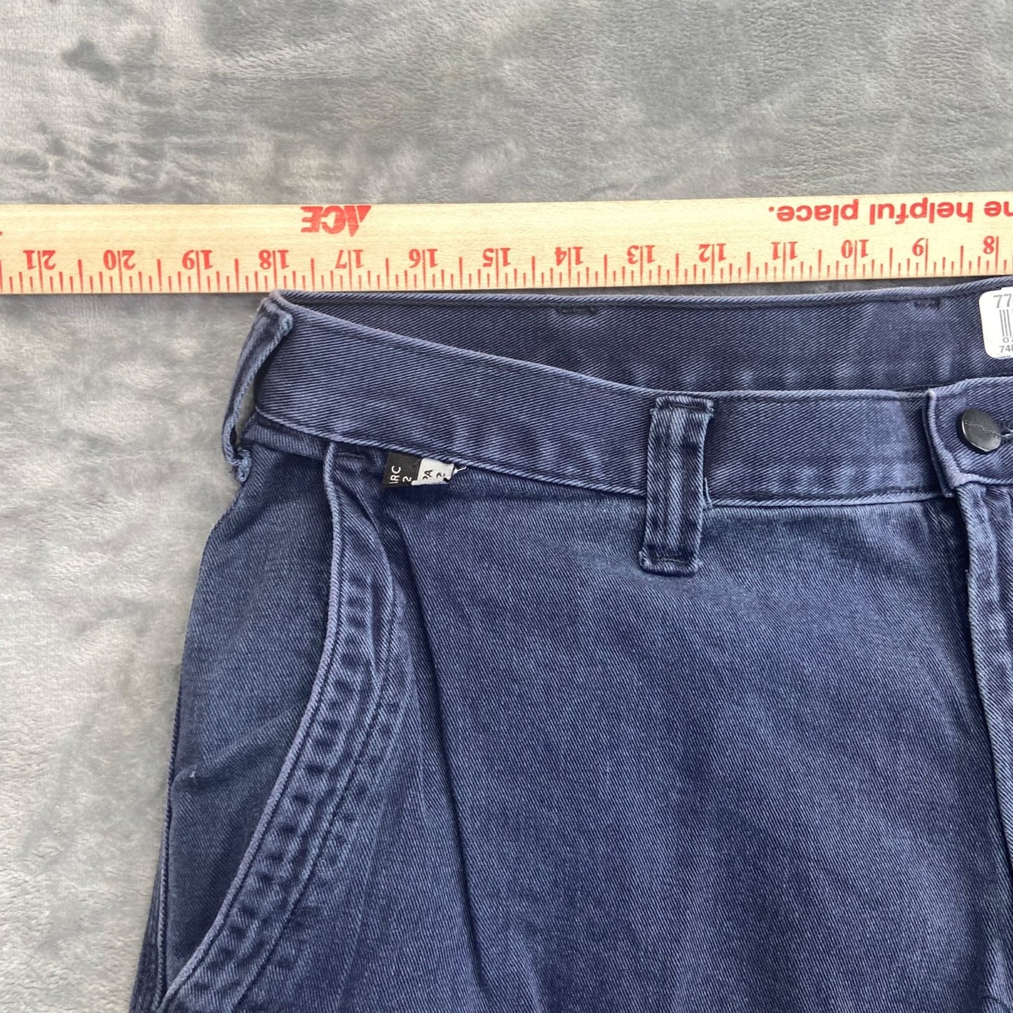 Carhartt FR Men's Straight Leg Pants 36x28 Dark Blue Flame Resistant