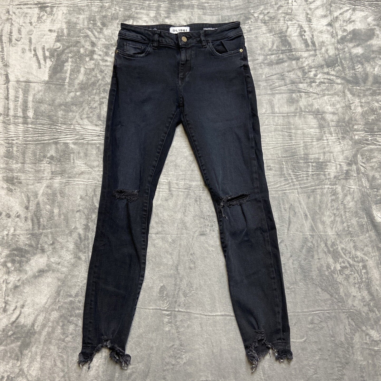 DL1961 Instasculpt Ankle Skinny Jeans Women’s Size 26 Black Deep Ocean